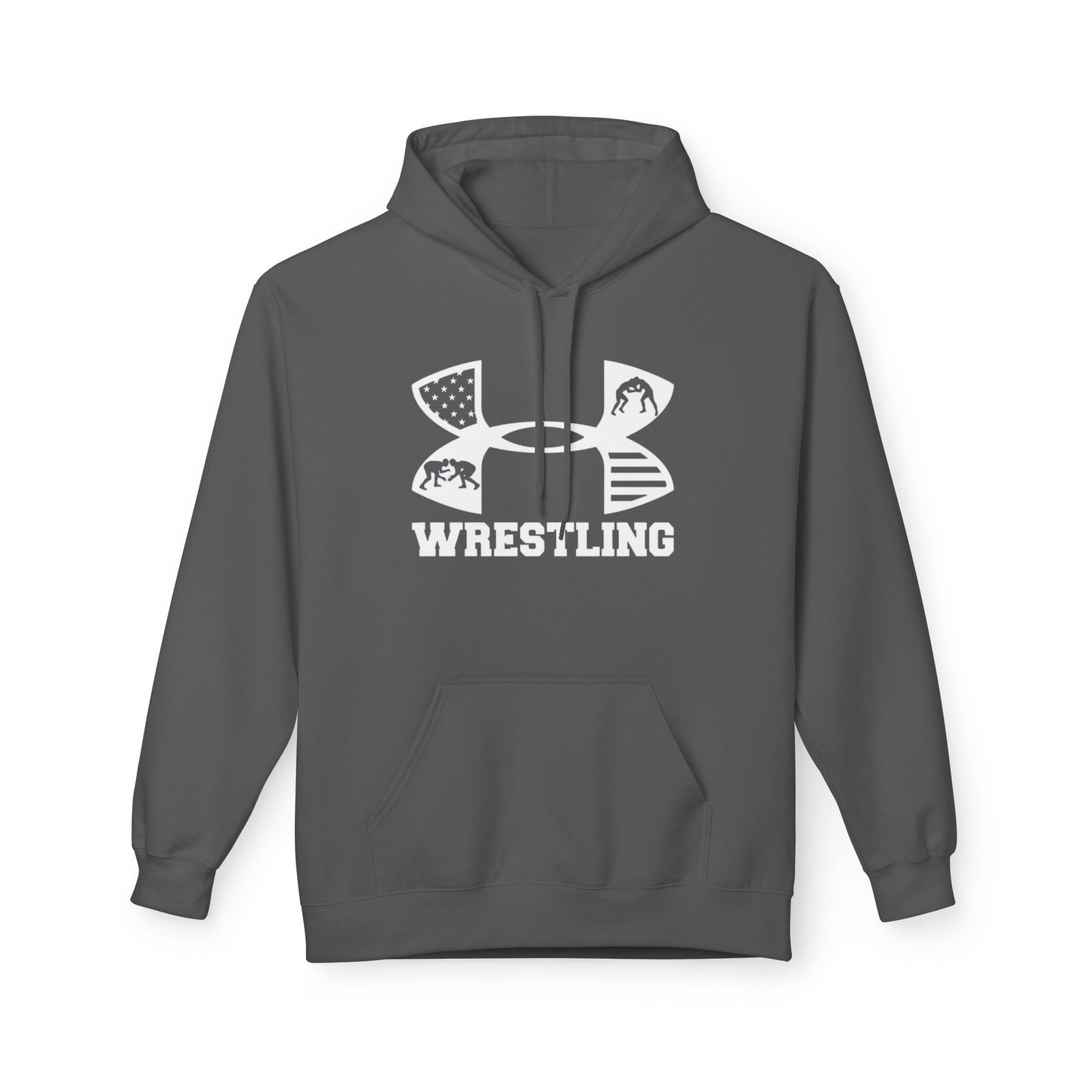 Fleece Hoodie - Cozy Wrestling Design for Everyday Comfort and Fall Fashion