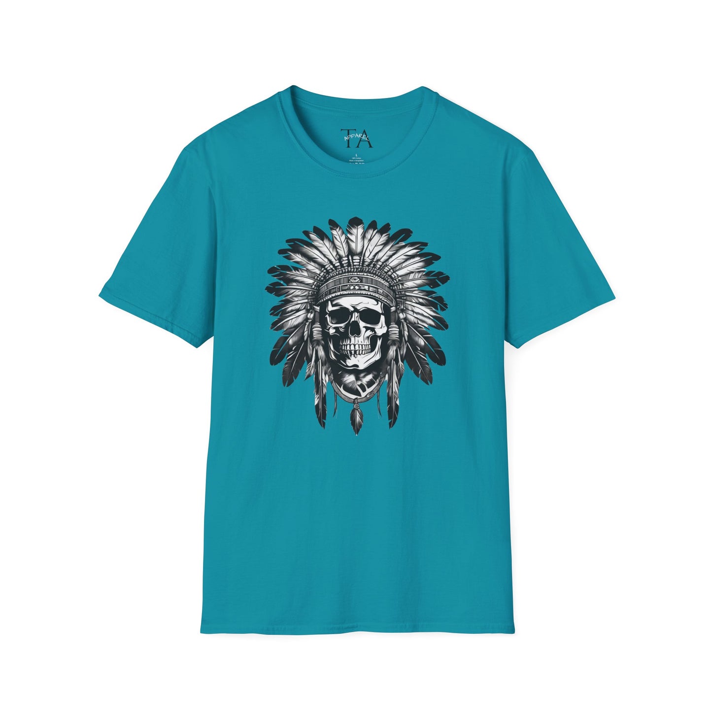 Native American Skull Graphic Unisex T-Shirt