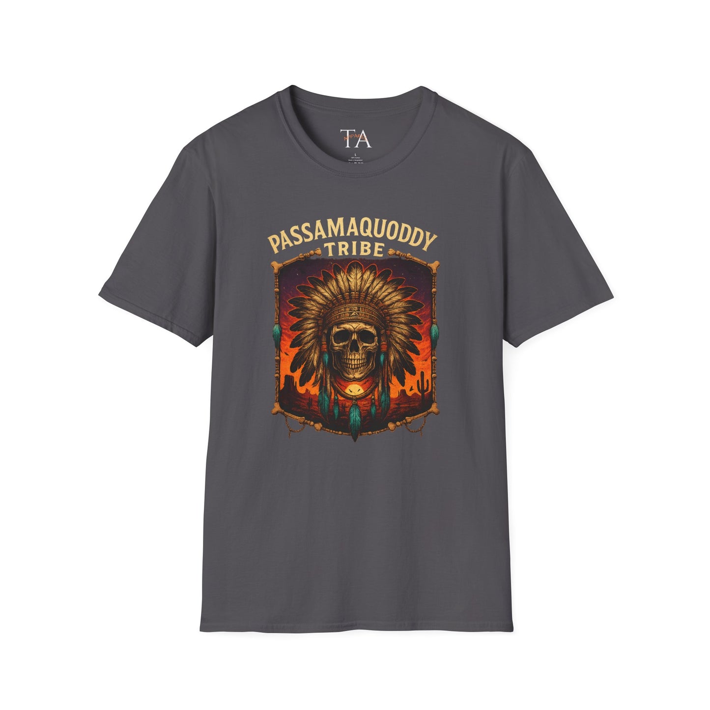 Tribal Graphic T-Shirt - Passamaquoddy Tribe Design4, Gift for Adventurers