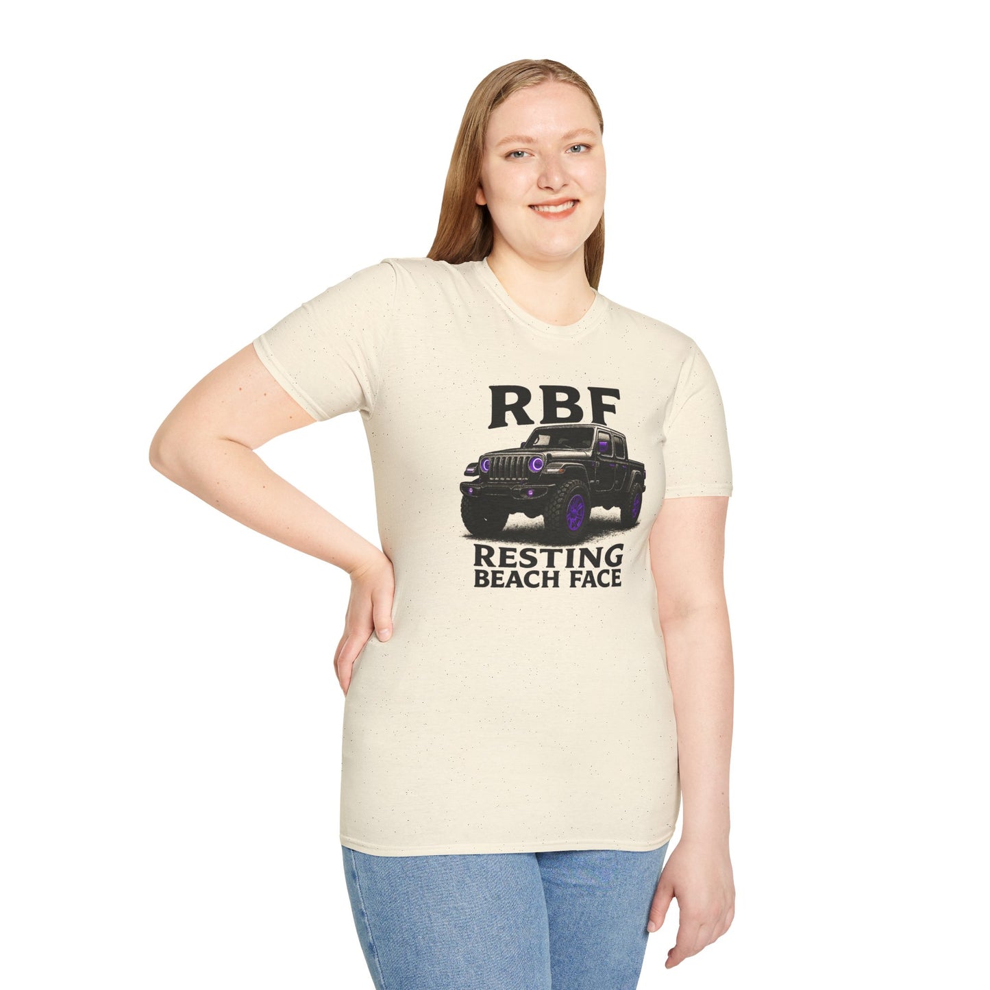 Resting Beach Face T-Shirt | Unisex Tee for Beach Lovers