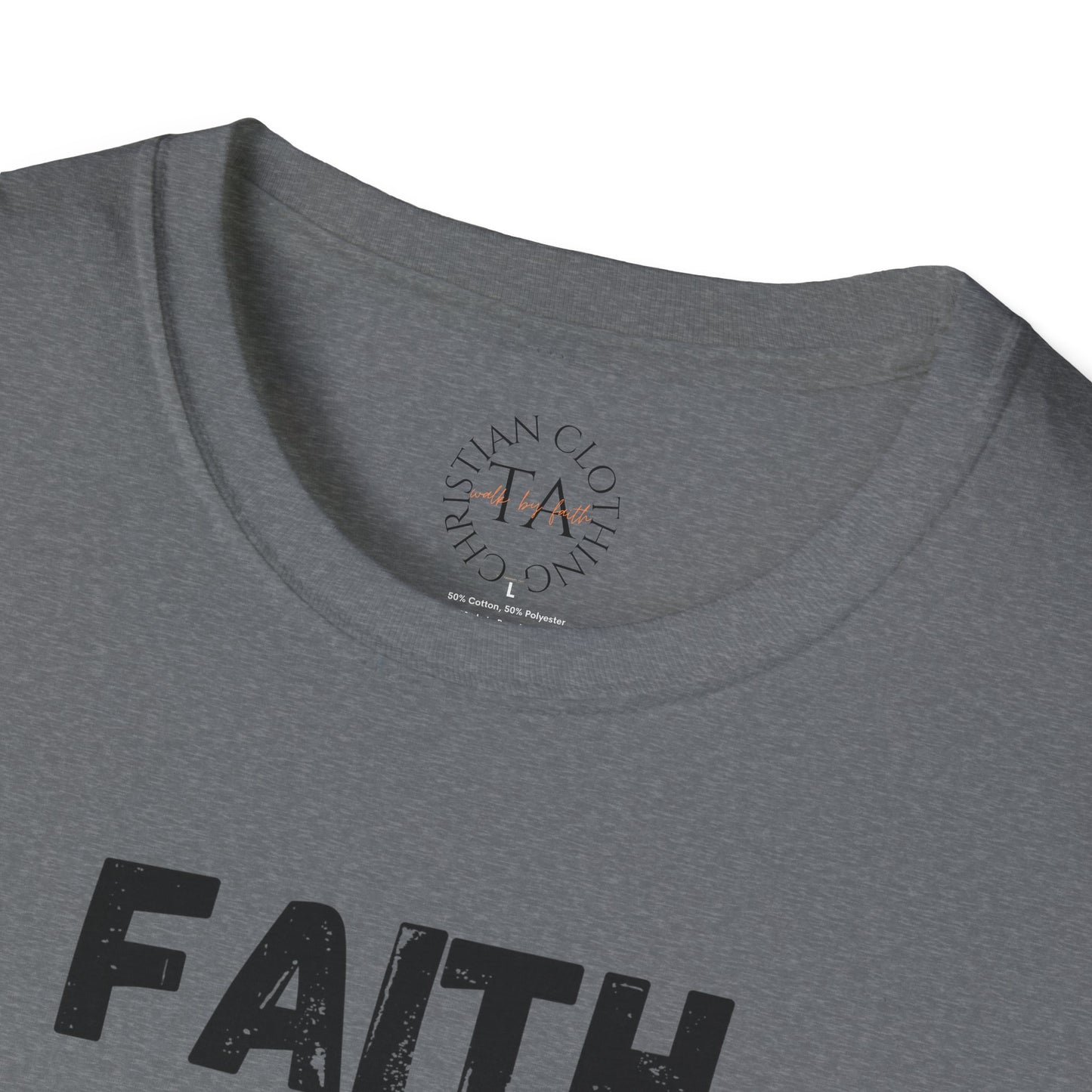 Faith Inspired Unisex T-Shirt - Faith Over Fear Design