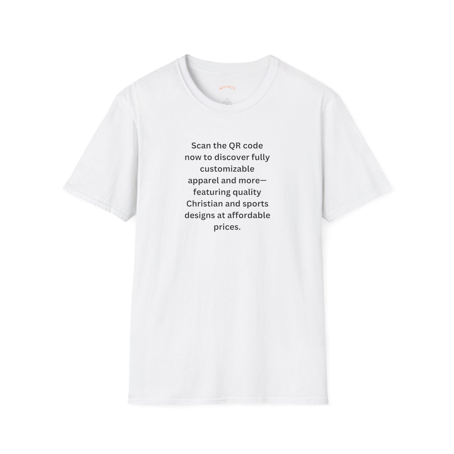 Customizable QR Code T-Shirt