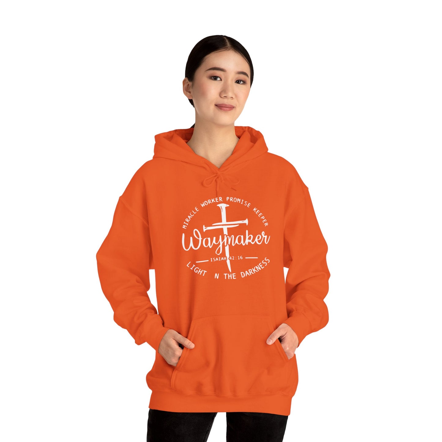Faith Inspired Waymaker Hoodie - Cozy Sweatshirt for Faith Lovers and Celebrations