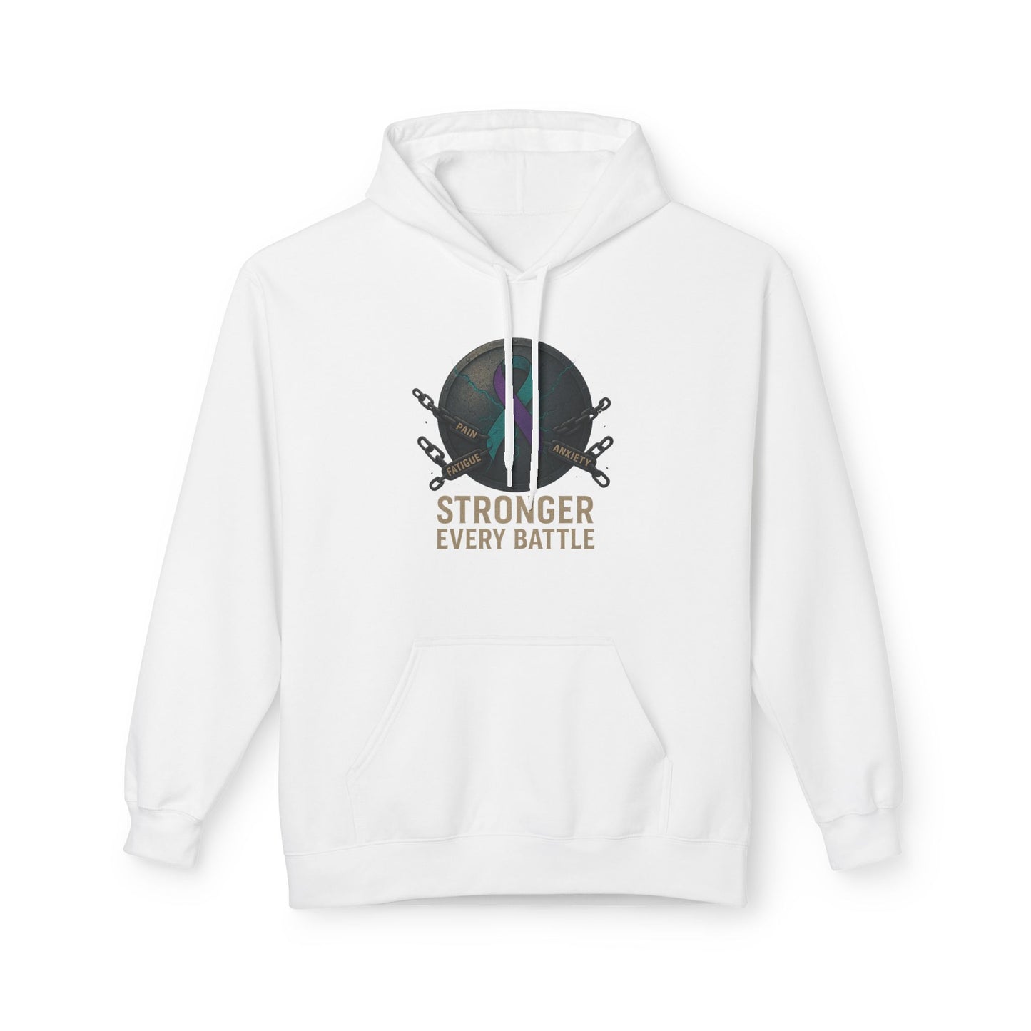 Fragile X Empowering Strength Hoodie - Unisex Midweight Softstyle Fleece, Casual Wear, Motivational Gift, Workout Fashion, Everyday Comfort
