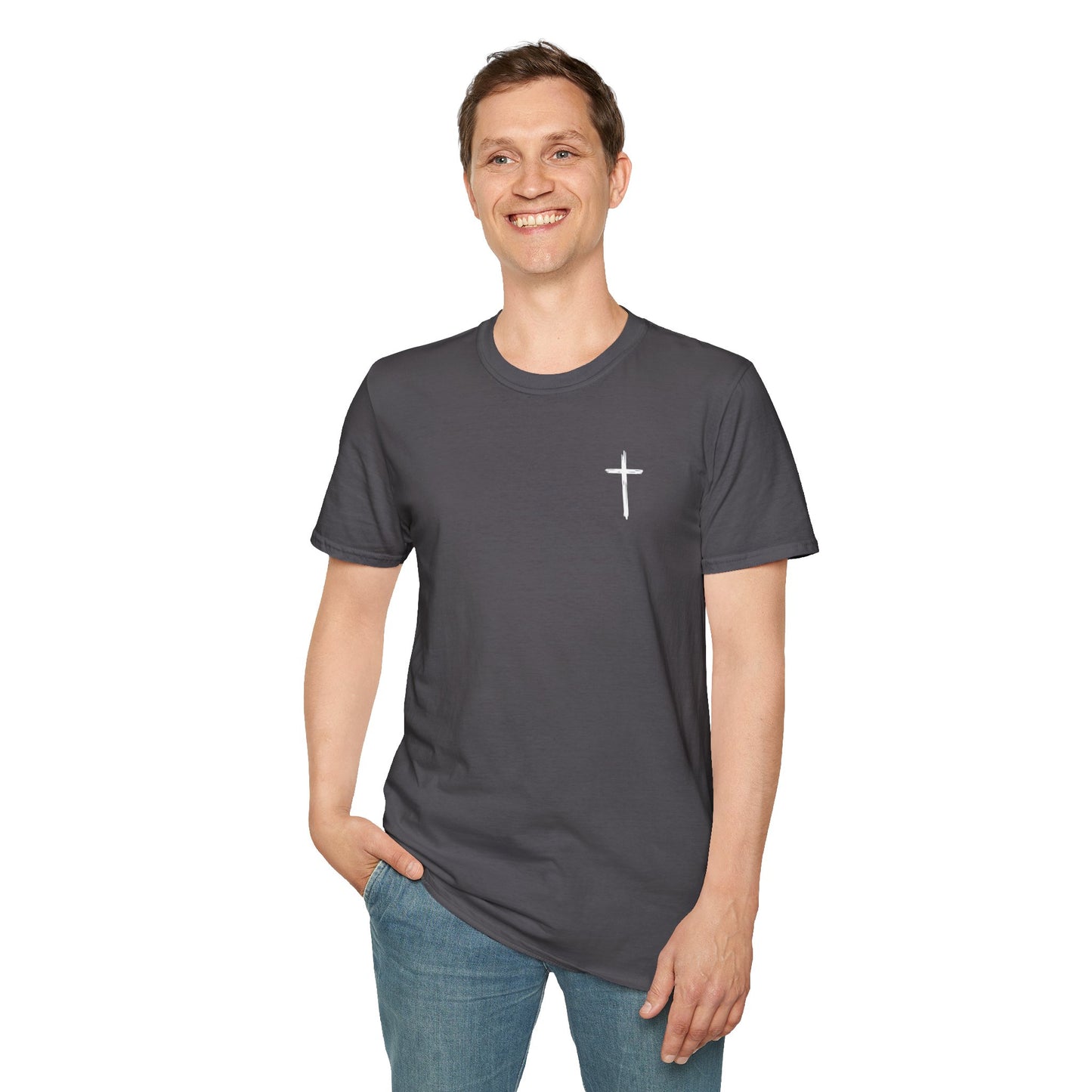Faith-Inspired T-Shirt with Isaiah 41:10 Design - Customizable