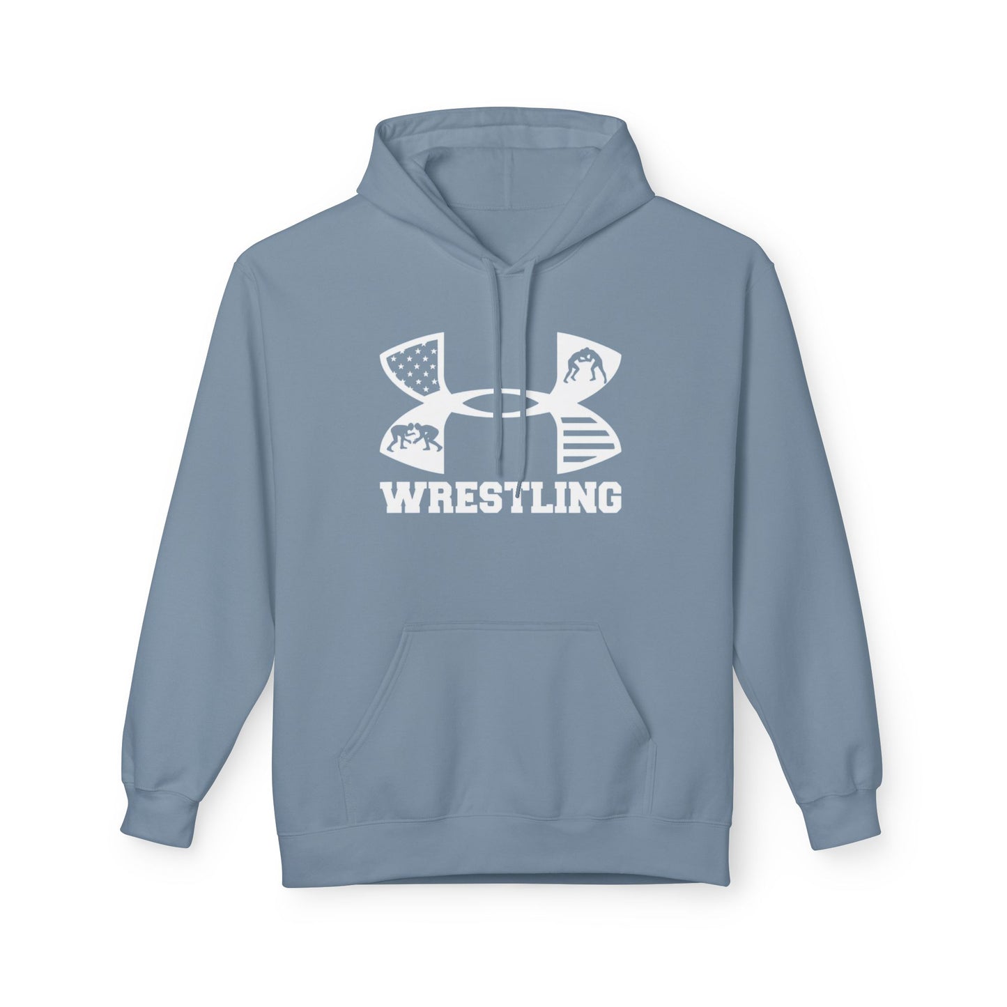 Fleece Hoodie - Cozy Wrestling Design for Everyday Comfort and Fall Fashion