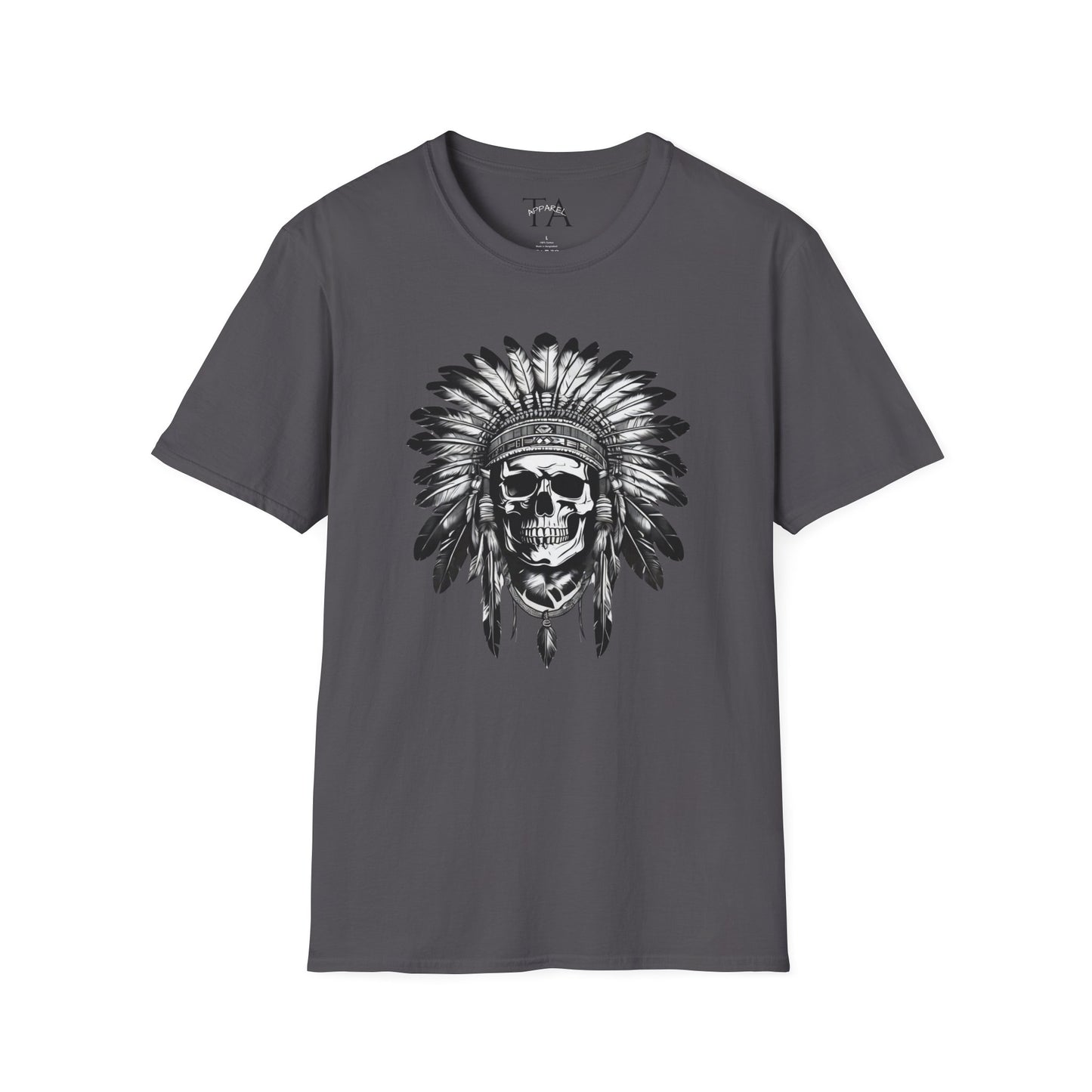 Native American Skull Graphic Unisex T-Shirt