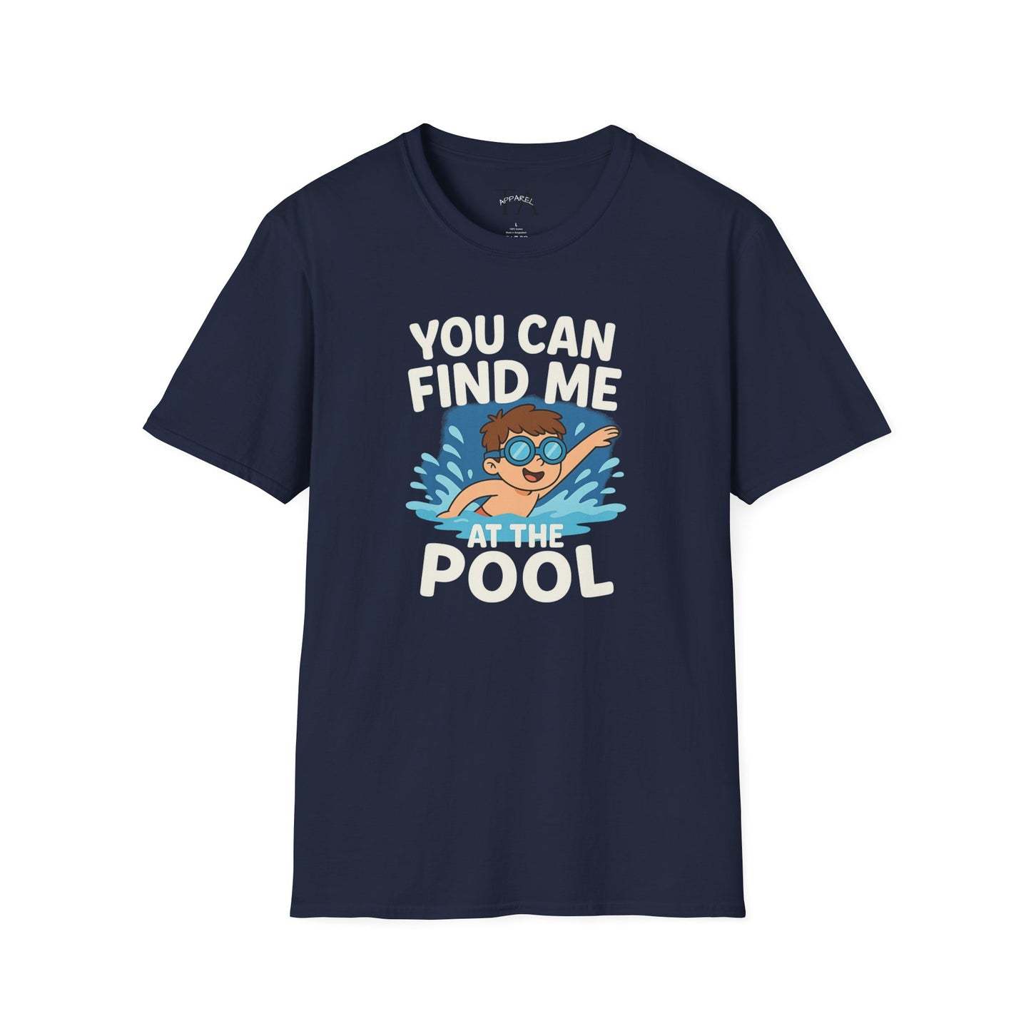 Kids Summer Pool Tee, Fun Tee for Boys, Kids Fashion, Summer Apparel, Pool Party Shirt, Swimwear Gift