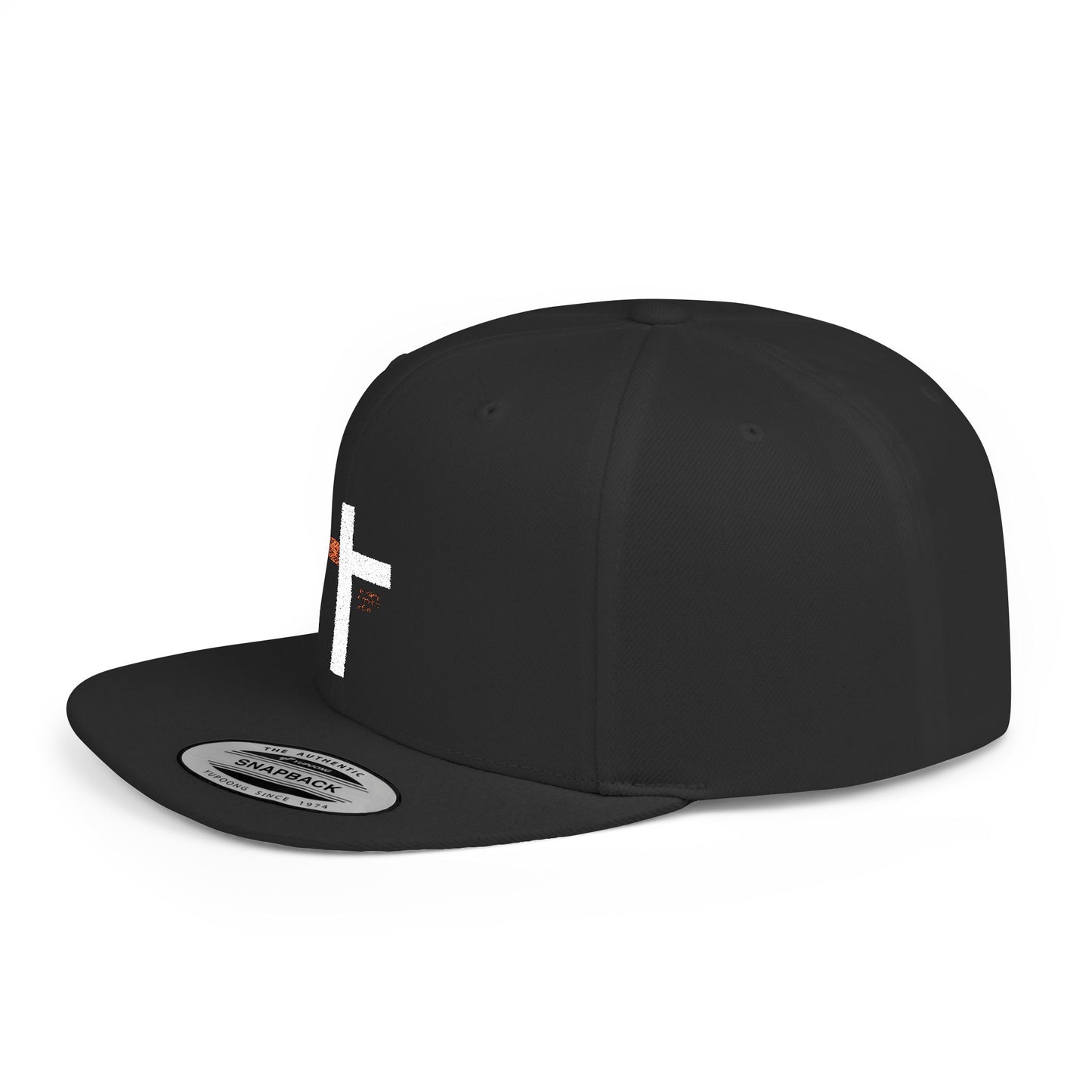 Snapback Hat with salvation cross
