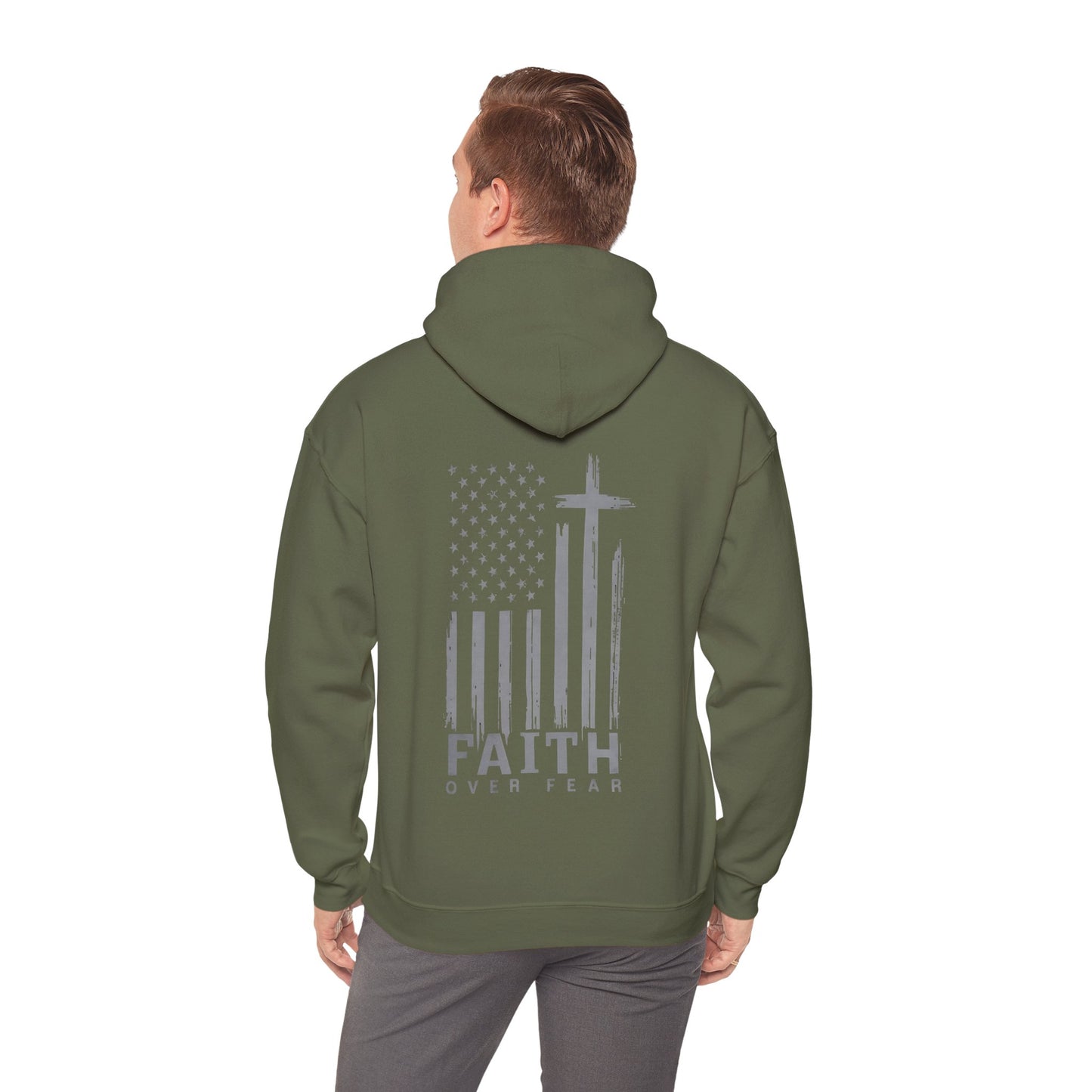 Faith Inspired Faith Over Fear Unisex Hoodie