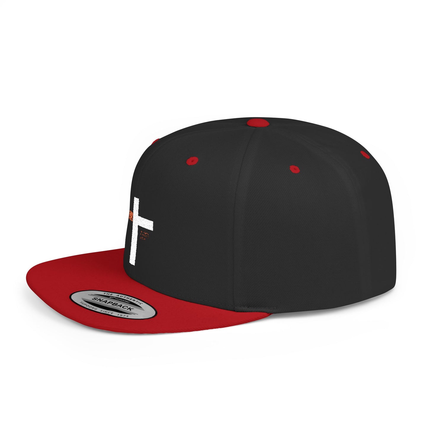Snapback Hat with salvation cross