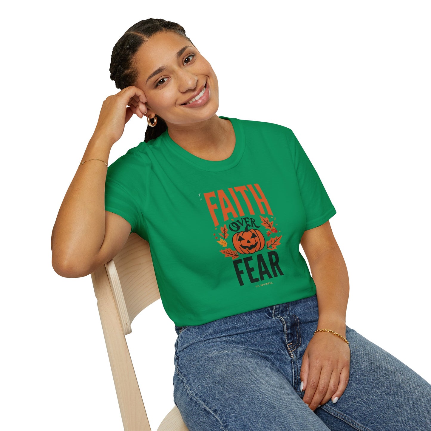 Faith Inspired Halloween T-Shirt "Faith Over Fear"