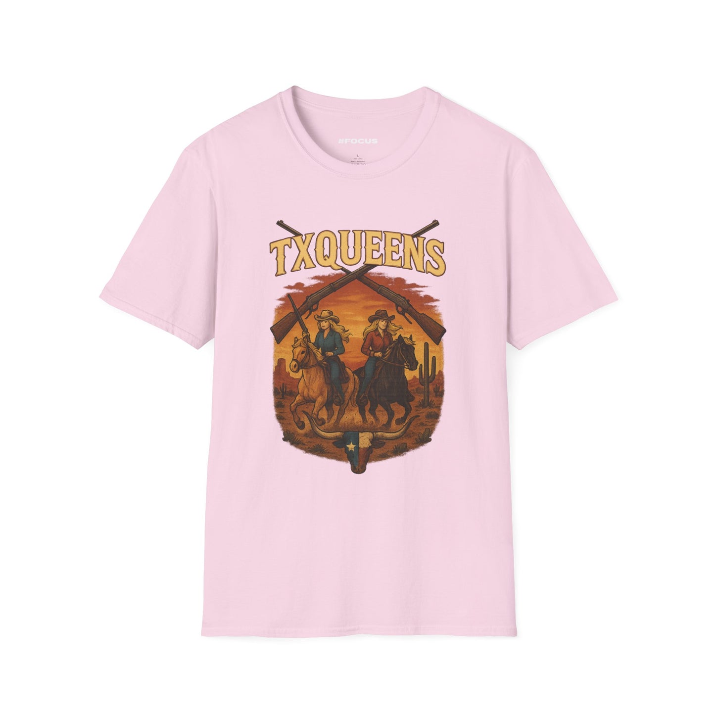 TXQUEENS Western Graphic Unisex T-Shirt
