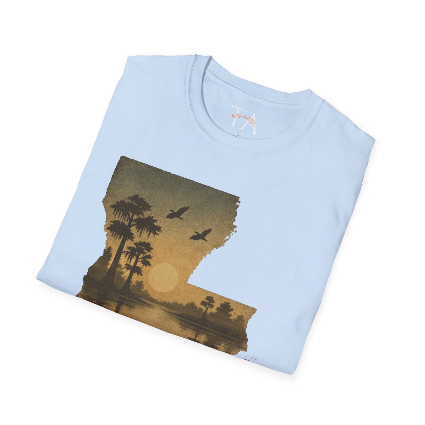 Louisiana Sunset Unisex T-Shirt - Souvenir Tee for Nature Lovers and Lake Life Enthusiasts