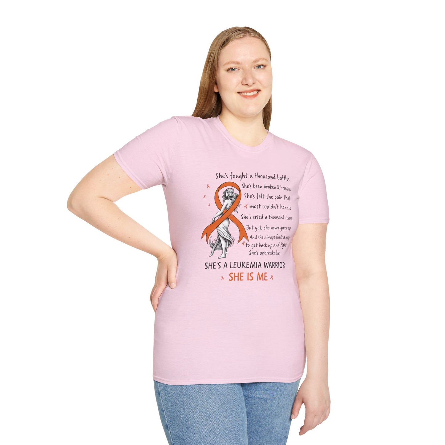 Leukemia Warrior T-Shirt - Unisex Softstyle Support Apparel