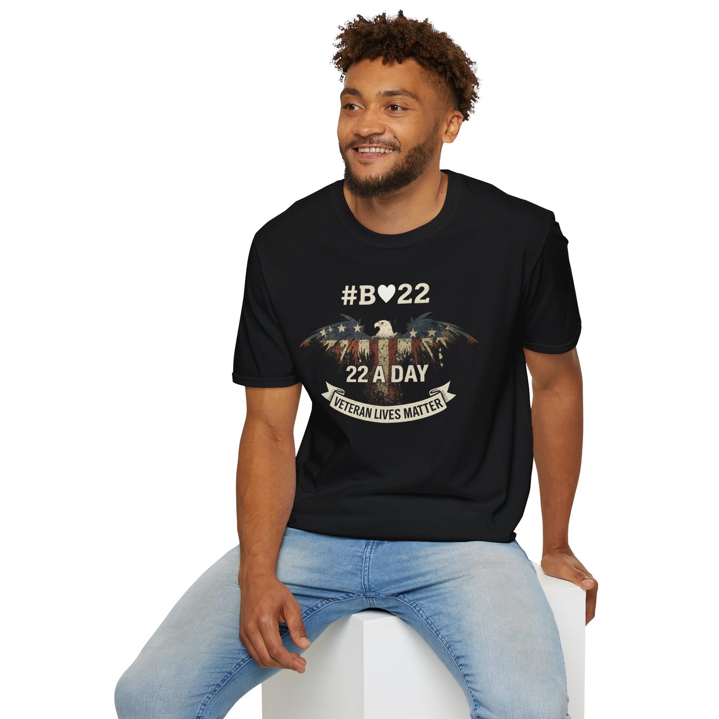 #B🤍22 Veteran Lives Matter T-Shirt