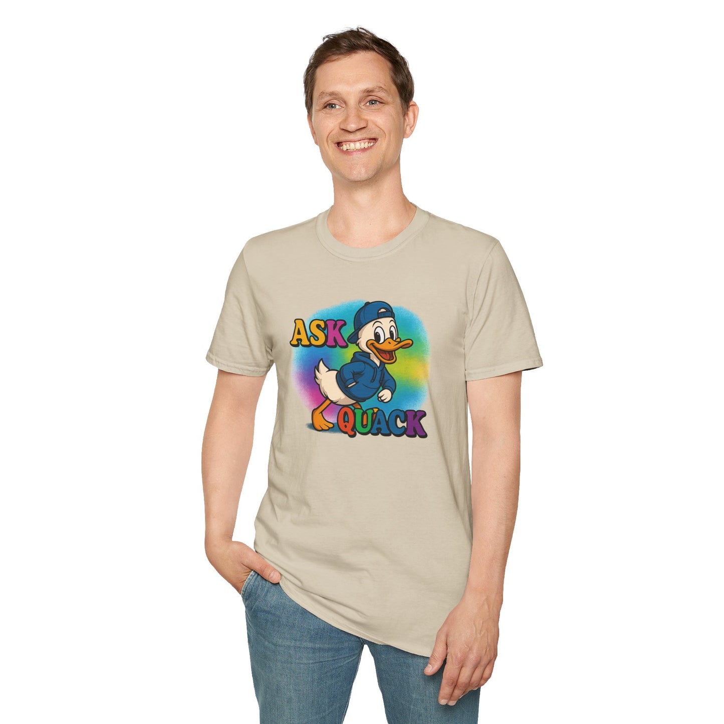 Ask Quack Quirky Duck Humor T-Shirt