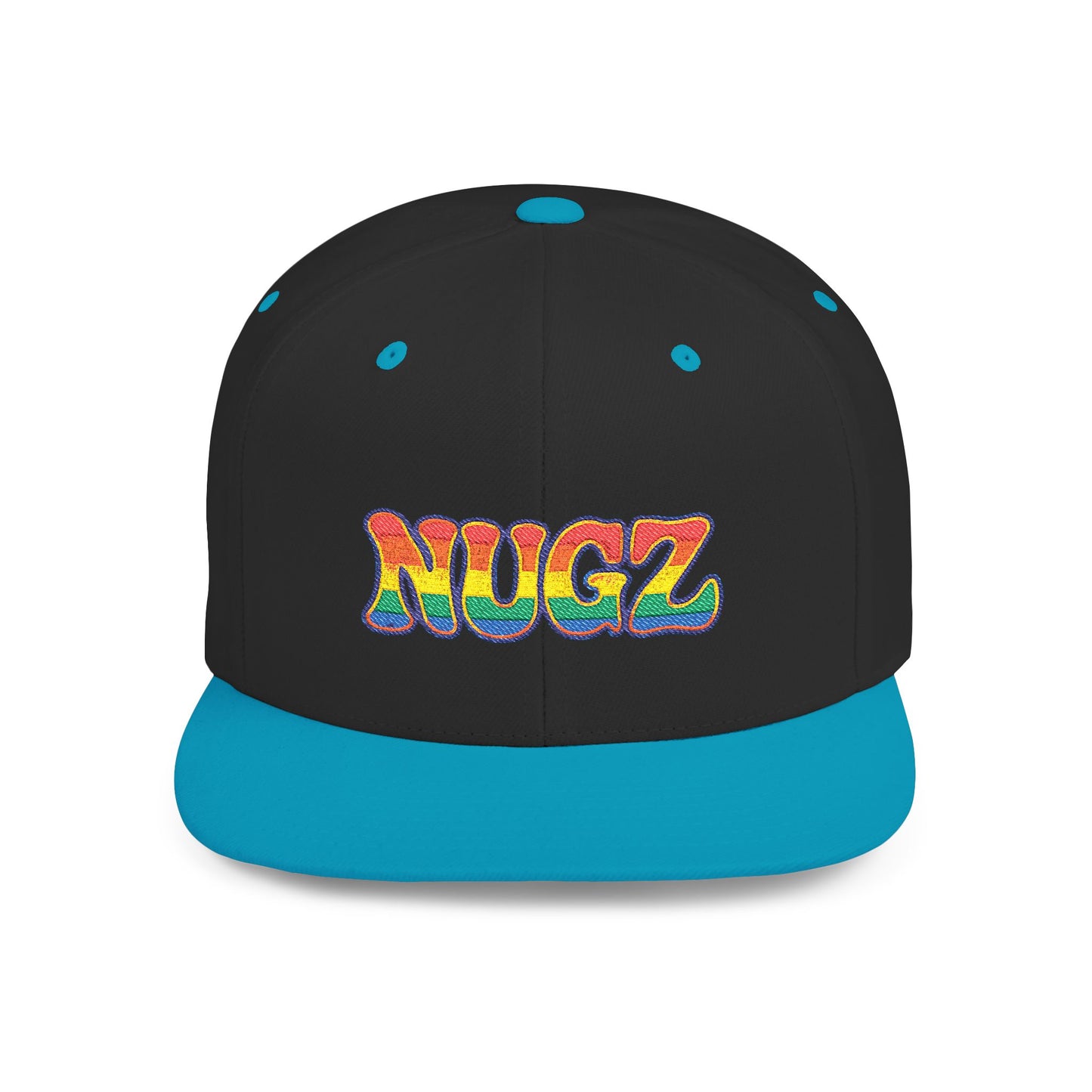 NUGZ Flat Bill Snapback | Trendy Festival Cap