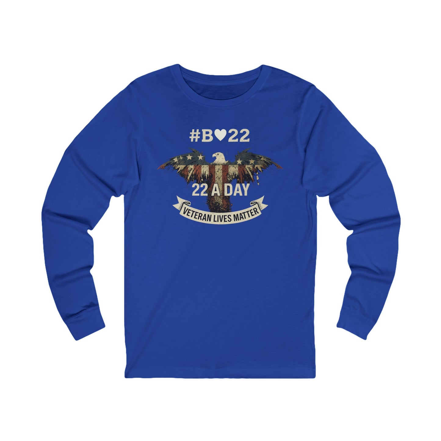 Unisex Long Sleeve Tee - Veteran Lives Matter Shirt, Comfortable Casual Wear, Memorial Day Gift, Patriotic Apparel, Support Mental [...]