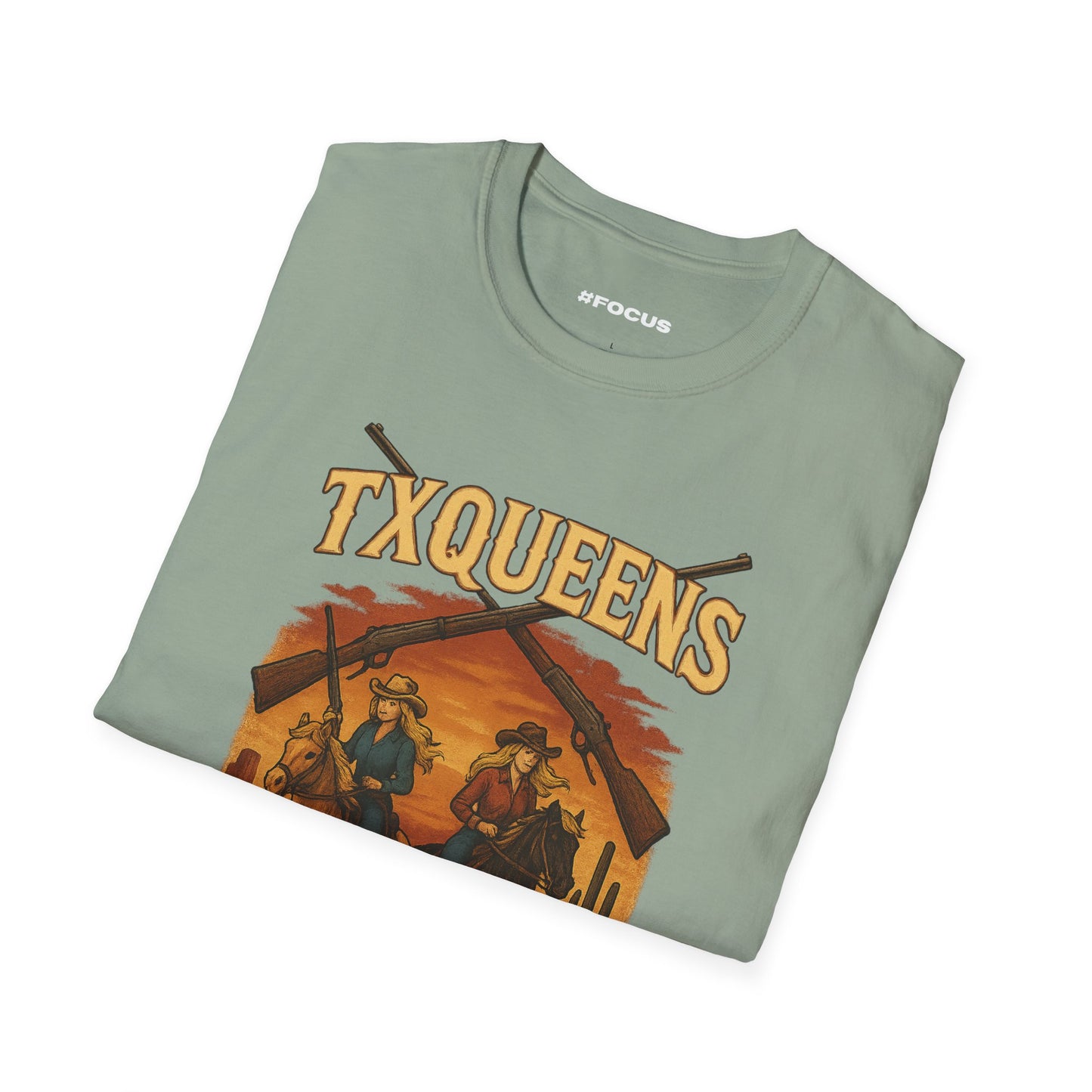 TXQUEENS Western Graphic Unisex T-Shirt