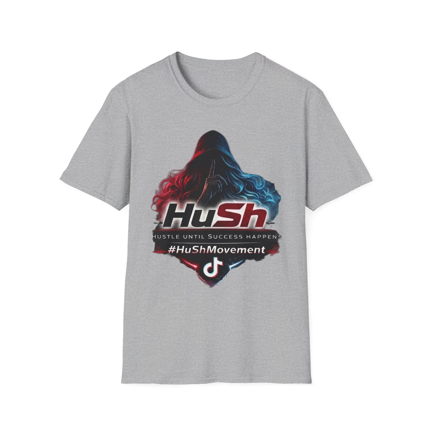 #HuSh Movement feminine Logo T-Shirt | Hustle Until Success Happens
