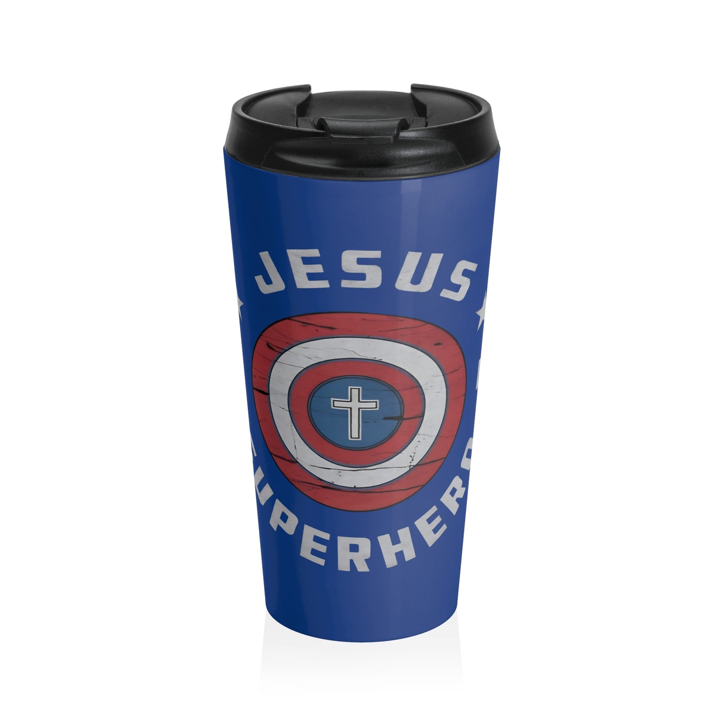 Travel Mug - Jesus is My Superhero Stainless Steel - | Christian Coffee Cup, Gift for Pastor, Travel Mug for Religious Inspiration, Bible [...]