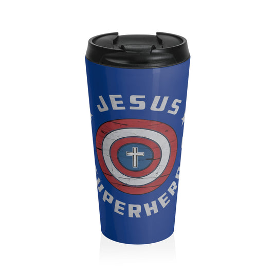Travel Mug - Jesus is My Superhero Stainless Steel - | Christian Coffee Cup, Gift for Pastor, Travel Mug for Religious Inspiration, Bible [...]