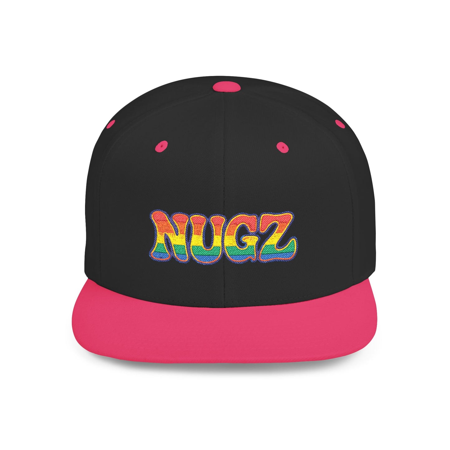 NUGZ Flat Bill Snapback | Trendy Festival Cap
