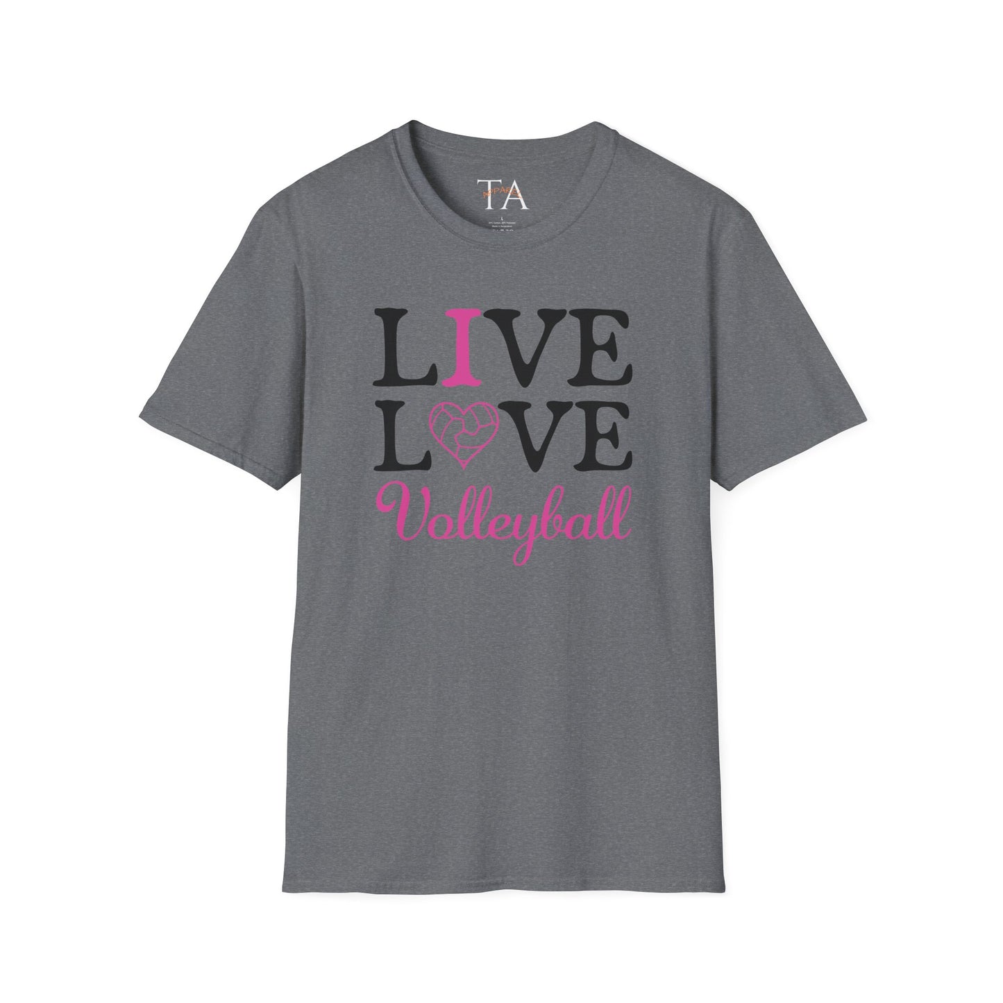 Volleyball T-Shirt - I love Volleyball design