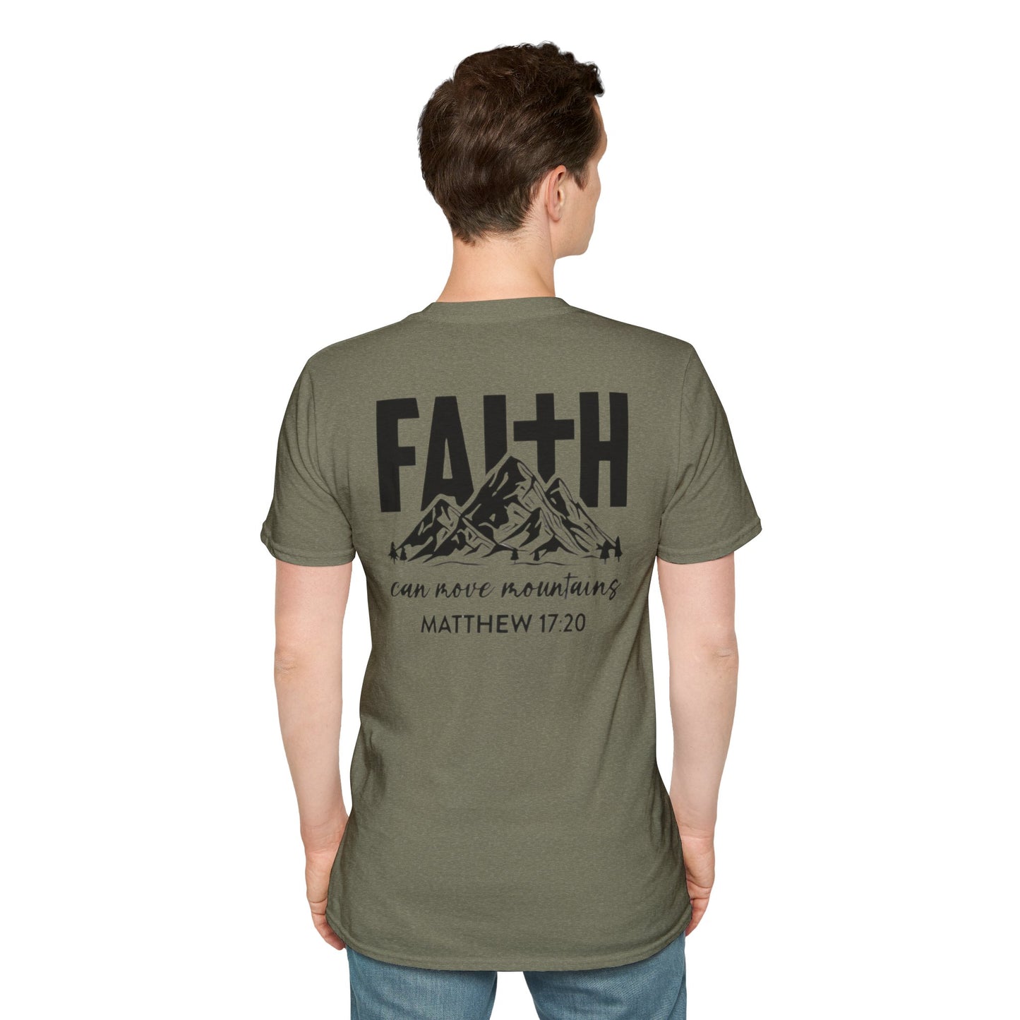 Faith-Inspired Unisex T-Shirt - Motivational Tee - Faith Can Move Mountains