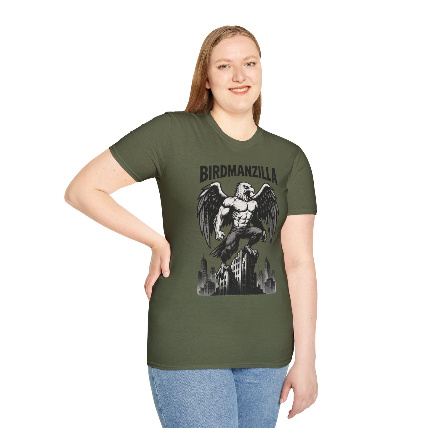 Birdmanzilla Graphic Tee - Unisex T-Shirt, Casual Wear, Unique Gift, Men's Fashion