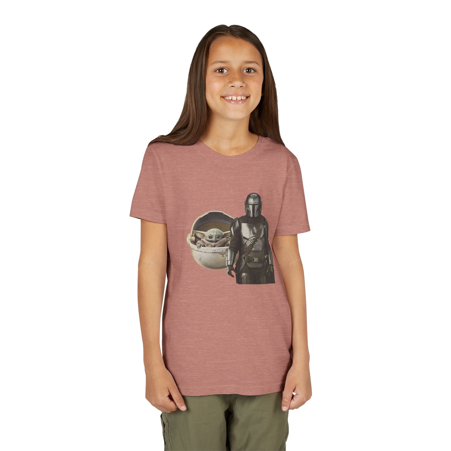 Kids Star Wars Inspired Youth Tee, Mandalorian T-Shirt, Grogu Shirt, Galaxy Adventure, Kids Summer Outfit, Birthday Gift