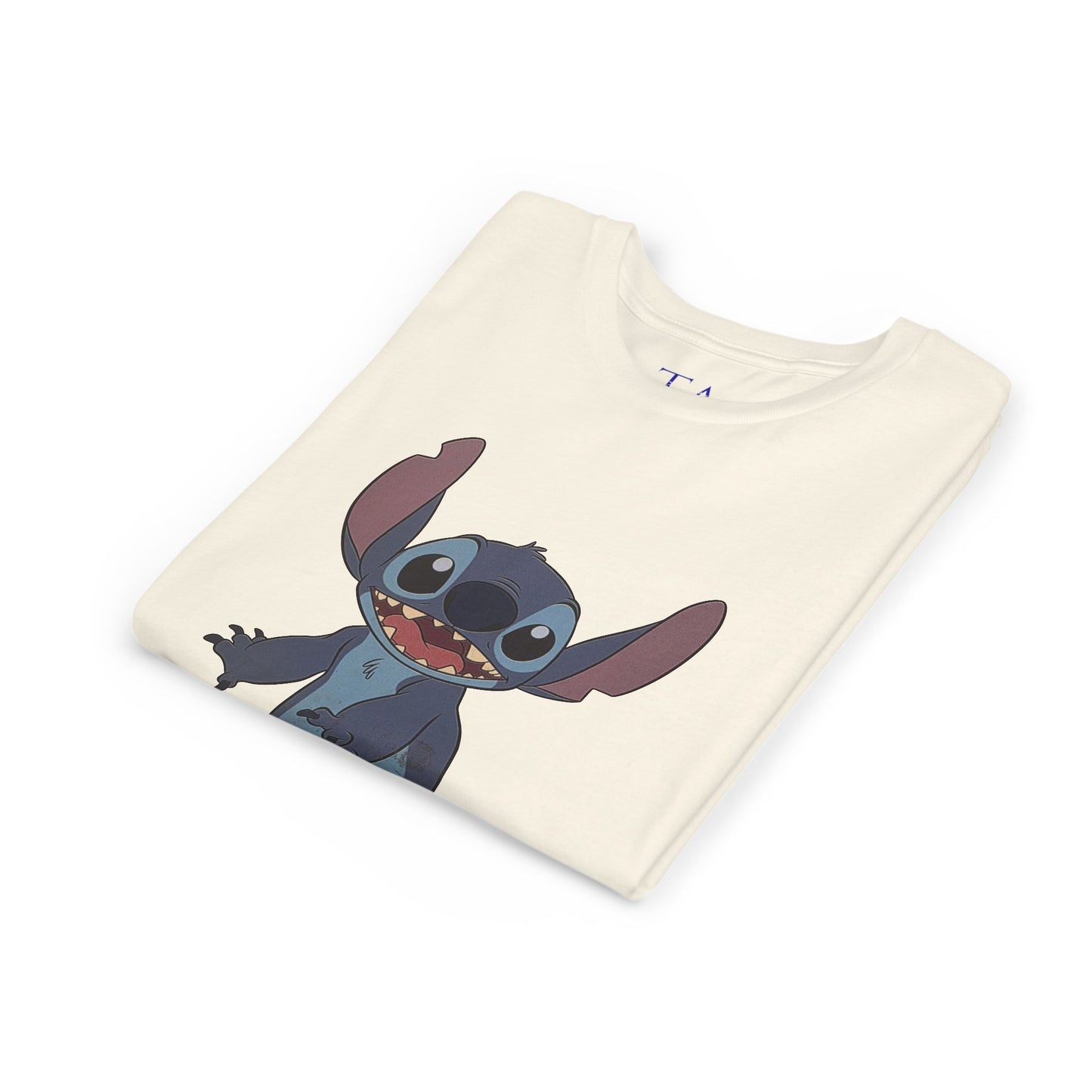 Kids Short Sleeve Tee with Stitch, Cute Kids Tee, Fun Gift for Boys & Girls, Birthday Gift, Summer Wear, Kids' Fashion