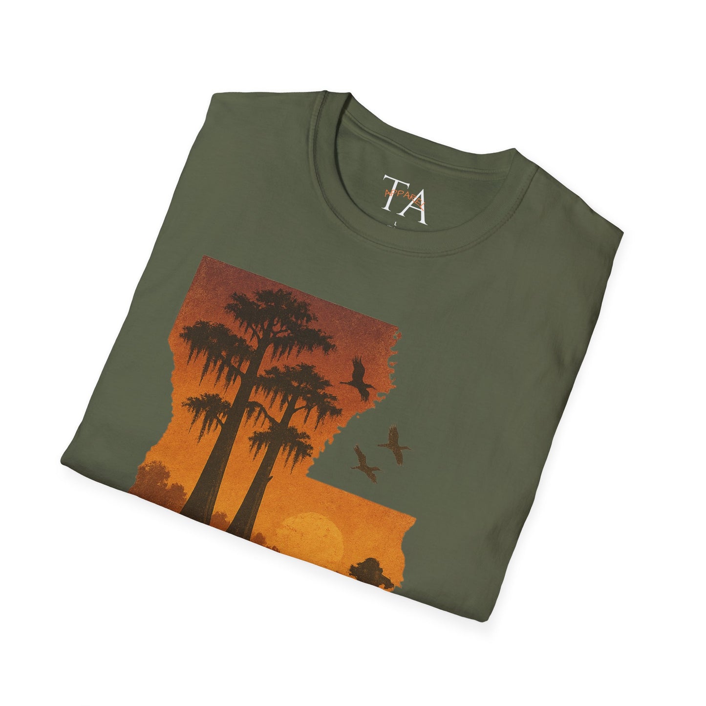 Louisiana Sunset T-Shirt, Unisex Beach Tee, Summer Vacation Shirt, Nature Lover Gift, Outdoor Adventure Apparel