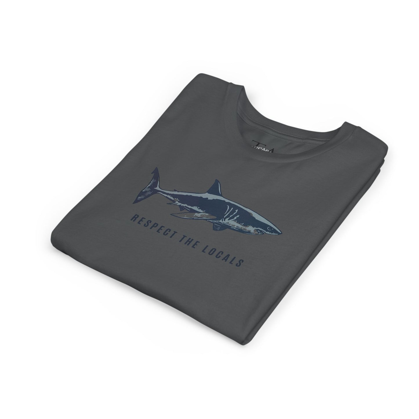 Kids Shark Youth Tee | Respect The Locals | Shark Lovers Shirt