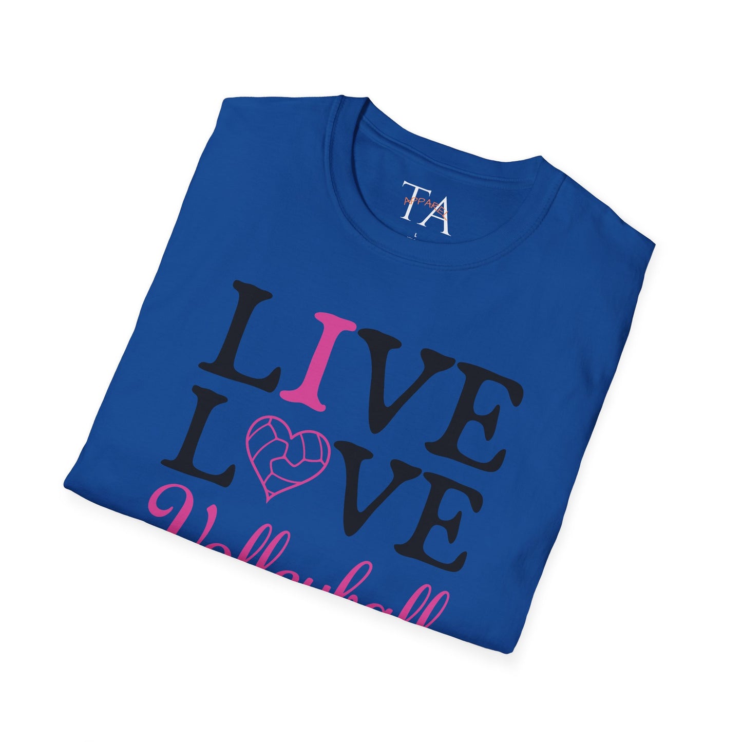Volleyball T-Shirt - I love Volleyball design