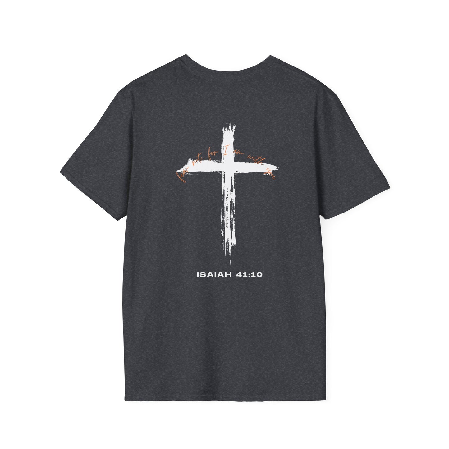 Faith-Inspired T-Shirt with Isaiah 41:10 Design - Customizable