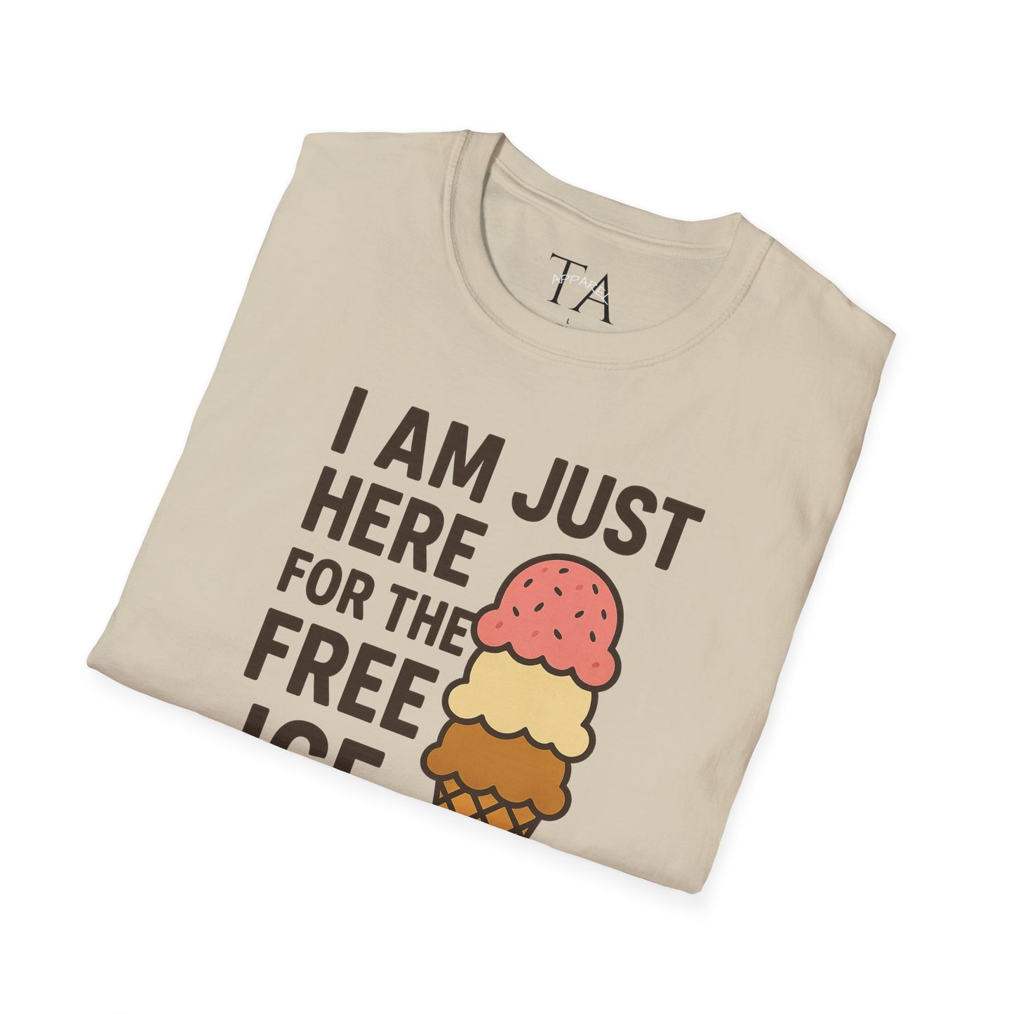 Ice Cream Lover's Unisex T-Shirt, Funny Graphic Tee, Summer Apparel, Sweet Treats Gift, Birthday Humor Shirt