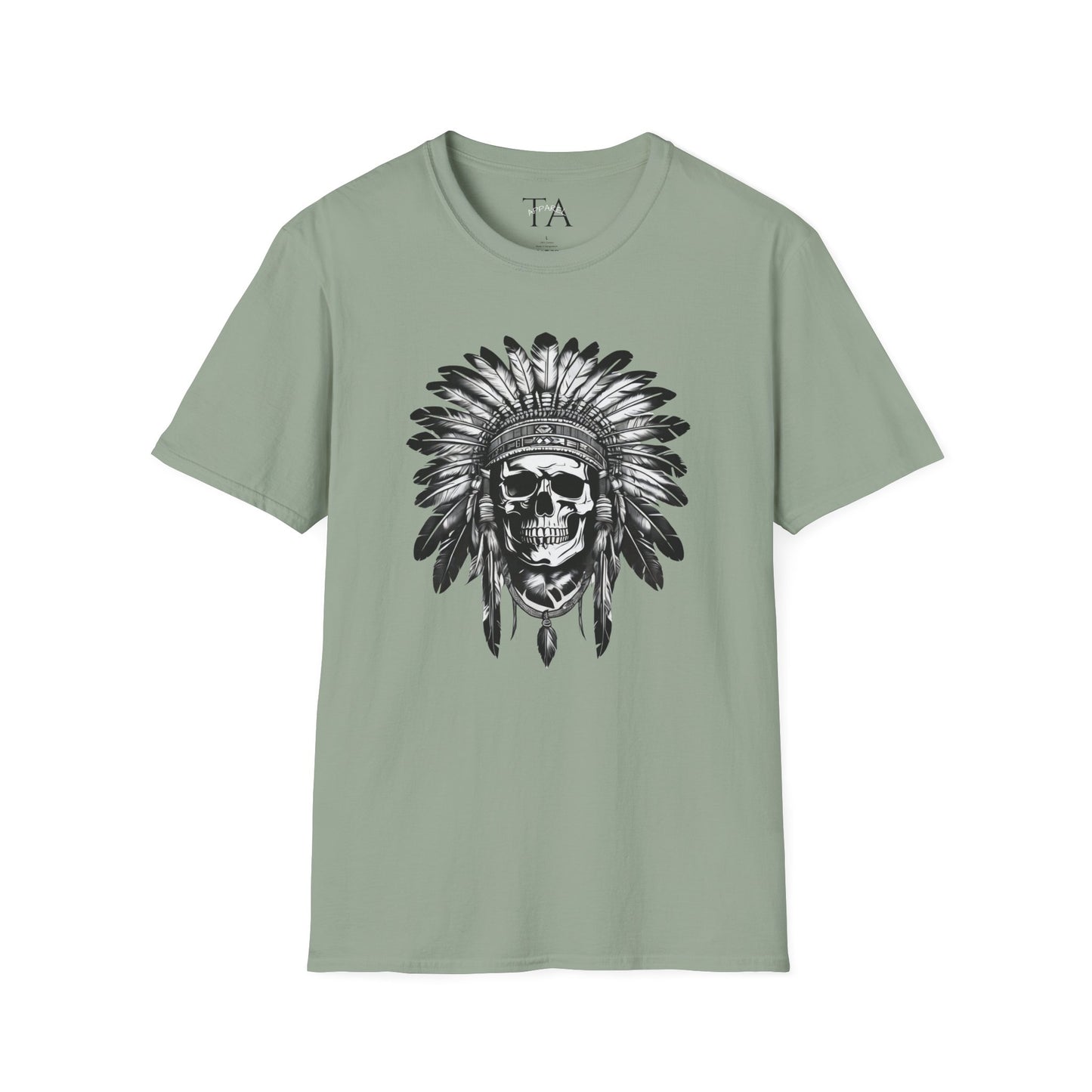 Native American Skull Graphic Unisex T-Shirt