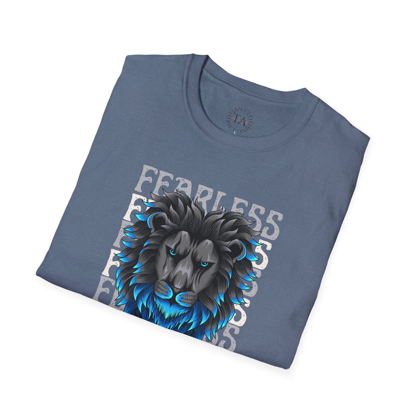 Fearless Lion Volleyball T-Shirt | Unisex Softstyle Tee