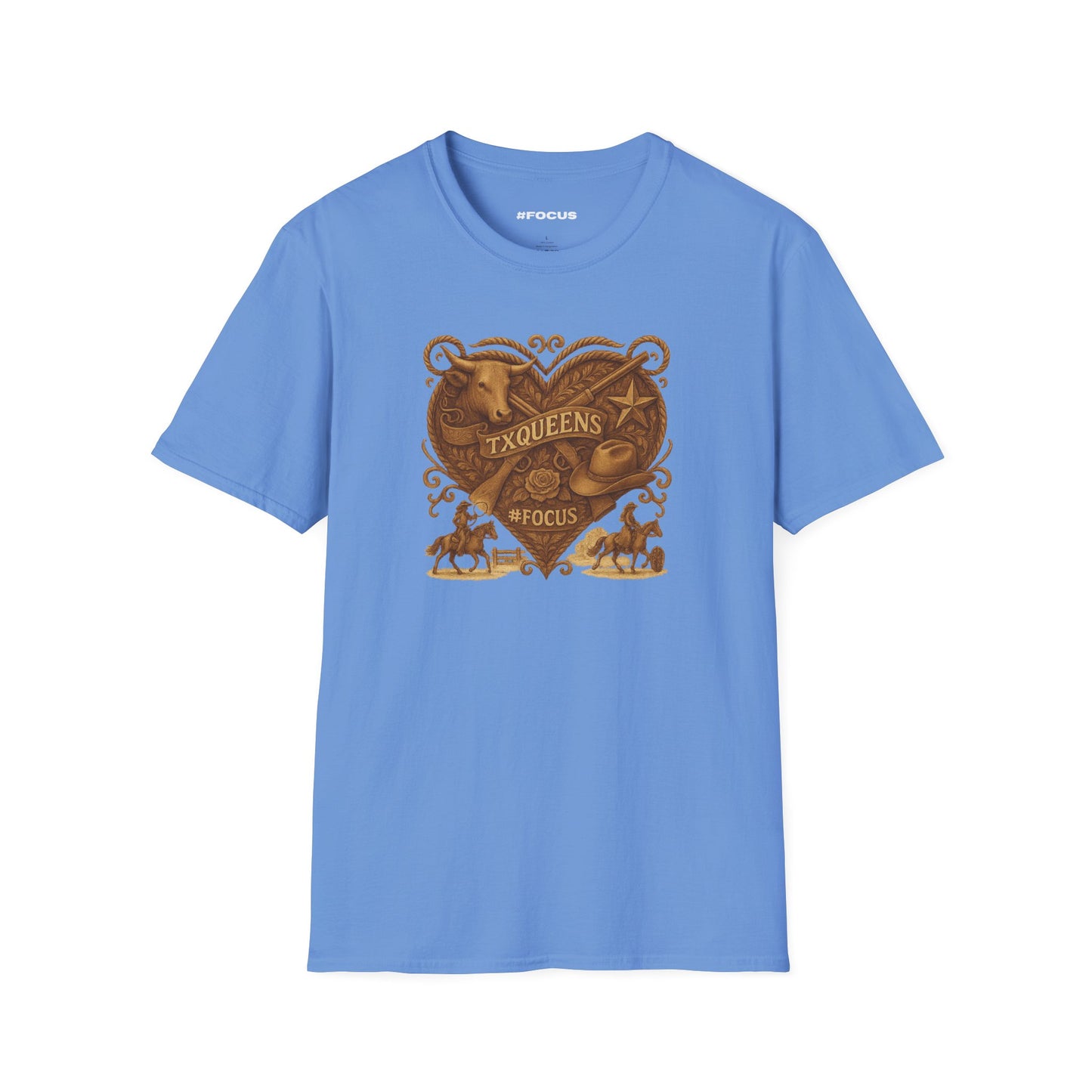 Texas Queens Graphic Tee | Soft Unisex T-Shirt, Trendy Shirt for Women, Cute Gift for Queens, Birthday Celebration, Everyday Style. Women's