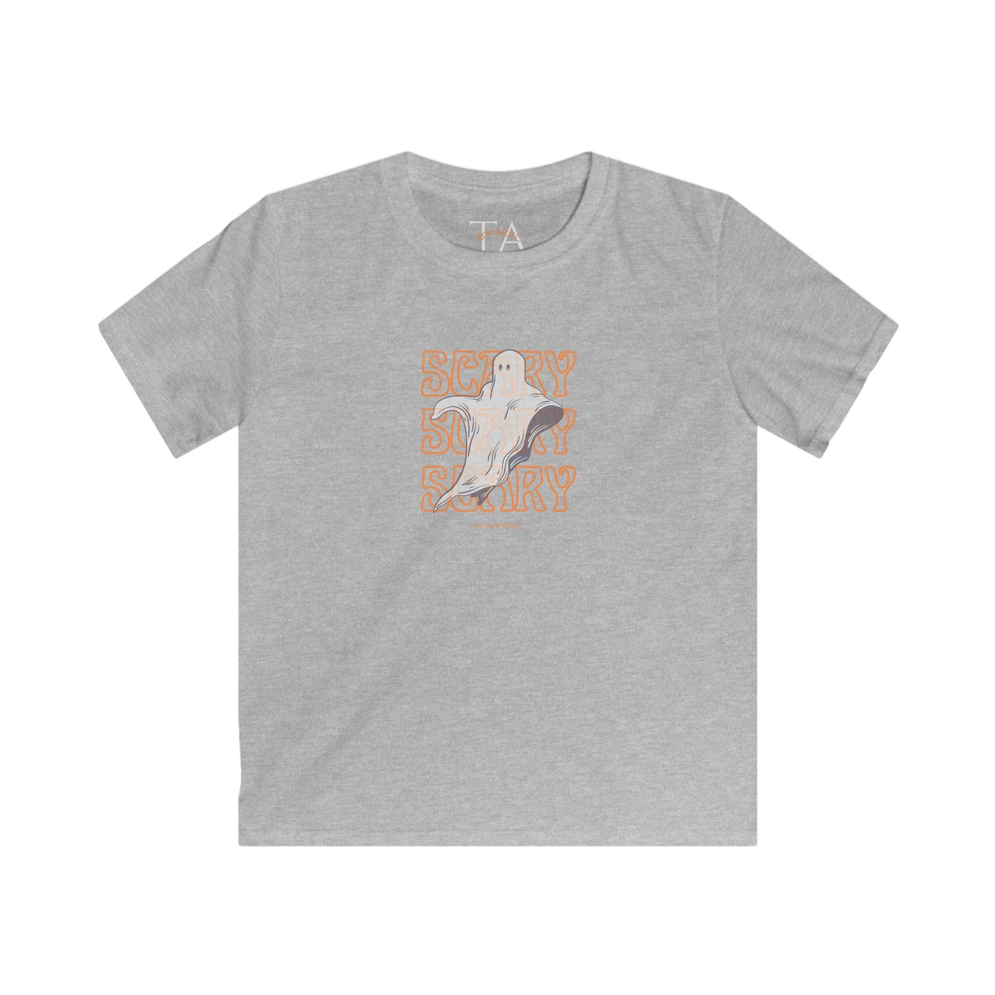 Halloween Scary Ghost Kids Tee