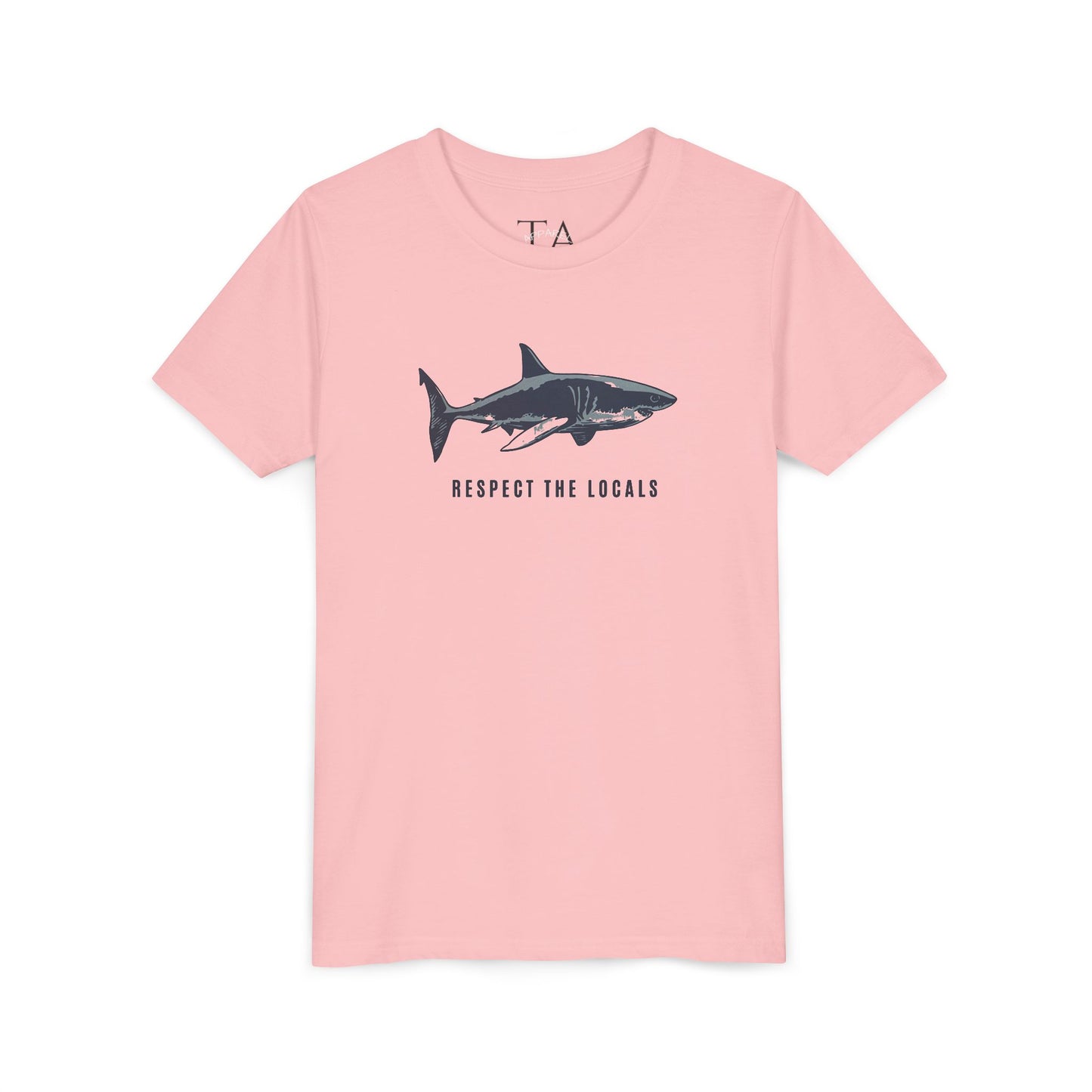 Kids Shark Youth Tee | Respect The Locals | Shark Lovers Shirt