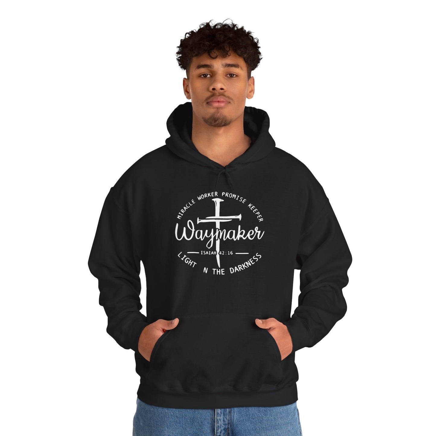 Faith Inspired Waymaker Hoodie - Cozy Sweatshirt for Faith Lovers and Celebrations