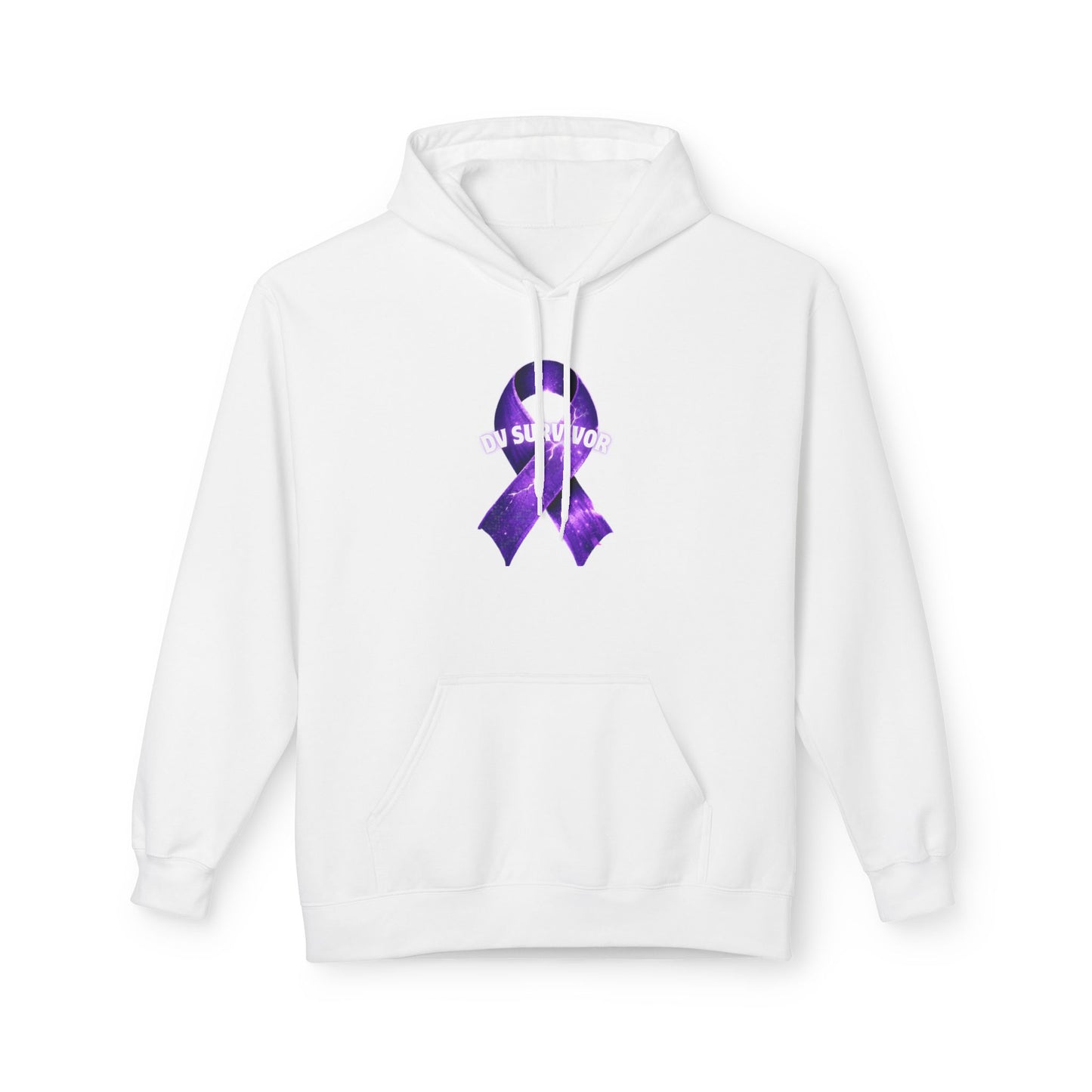 Domestic Violence(DV) Survivor - Unisex Midweight Softstyle Fleece Hoodie Domestic Violence Awareness