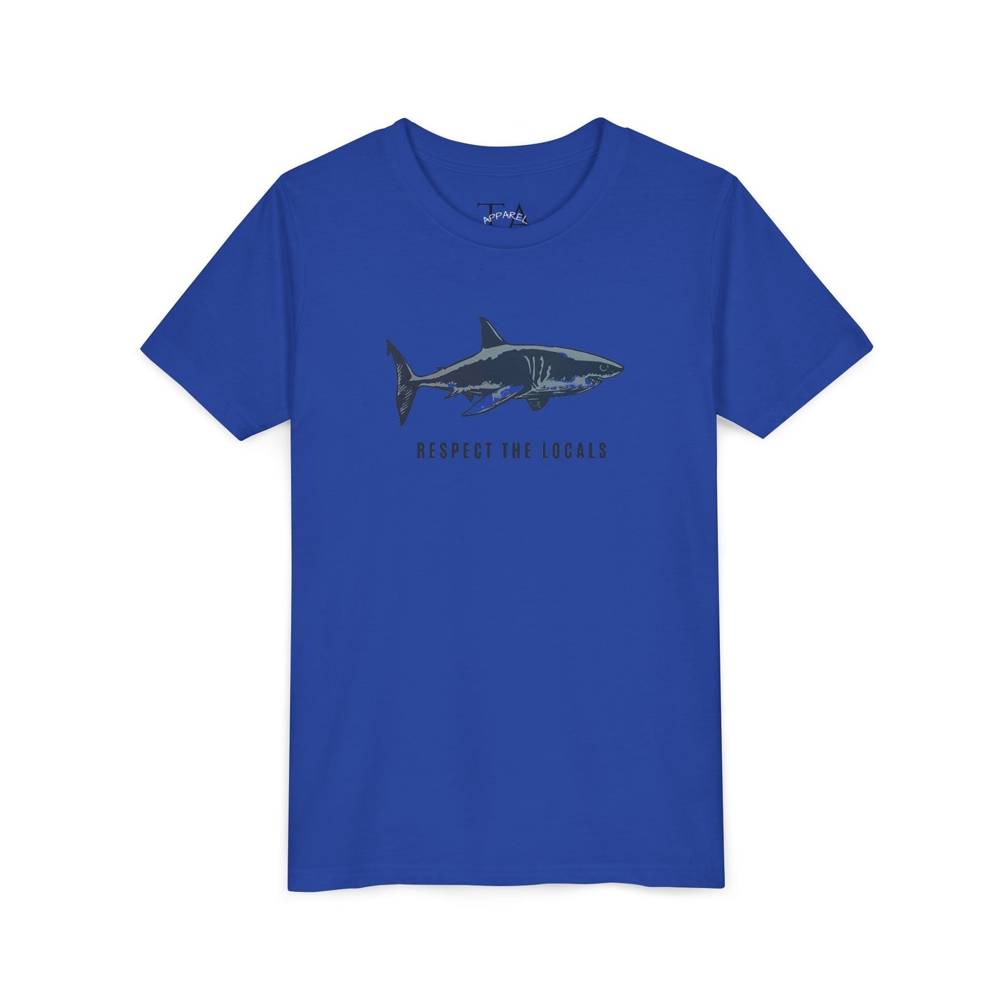 Kids Shark Youth Tee | Respect The Locals | Shark Lovers Shirt