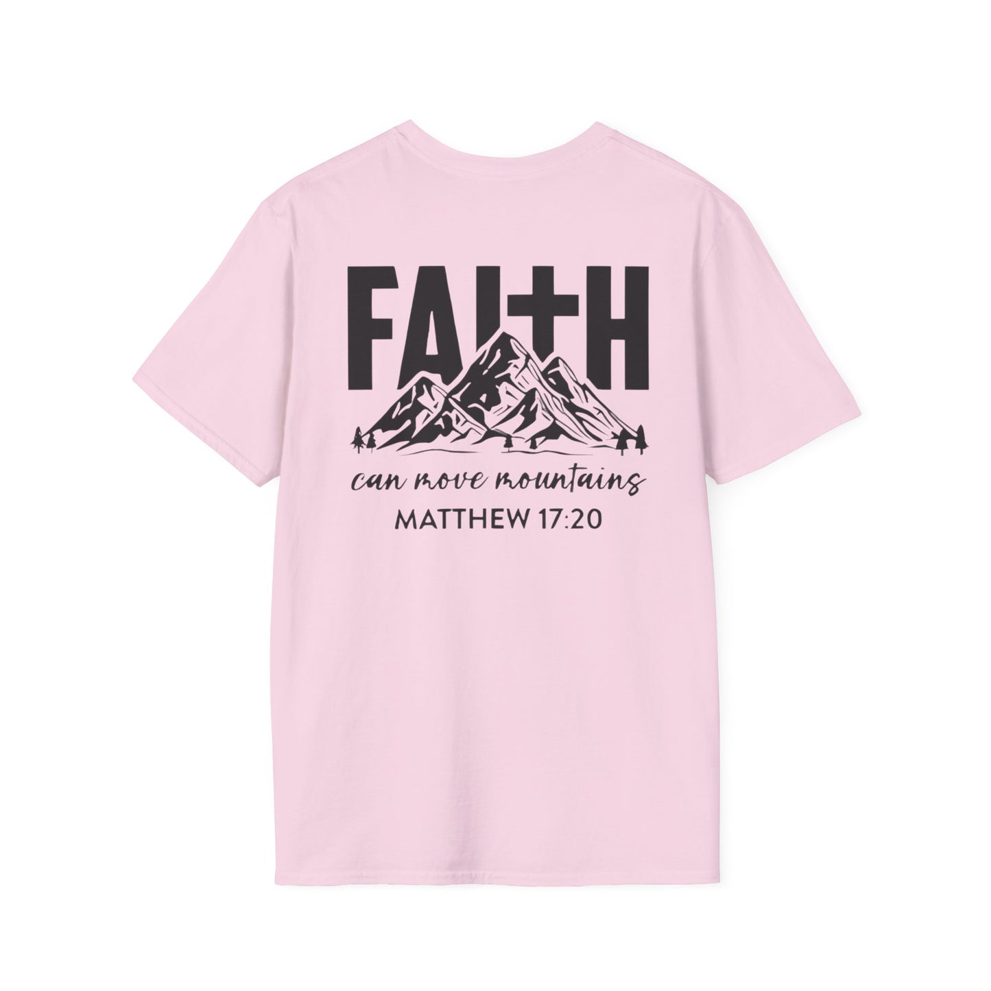 Faith-Inspired Unisex T-Shirt - Motivational Tee - Faith Can Move Mountains
