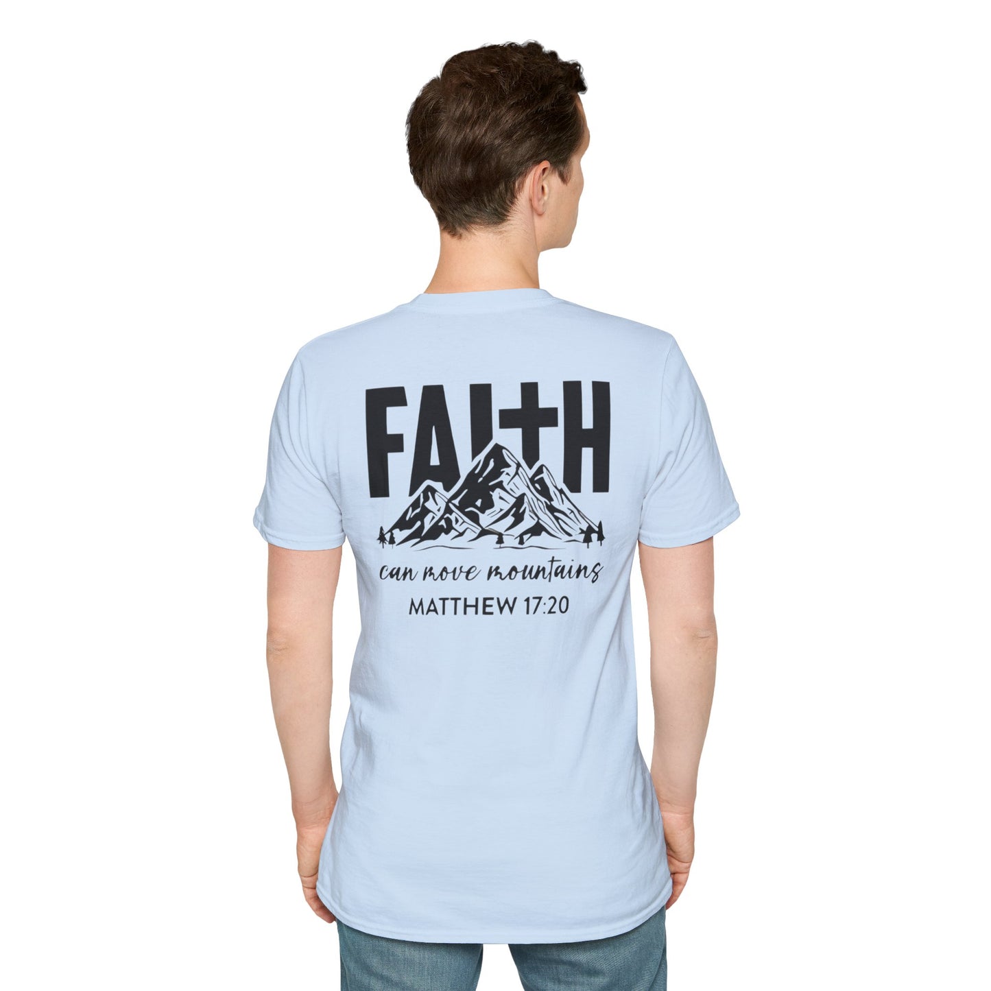 Faith-Inspired Unisex T-Shirt - Motivational Tee - Faith Can Move Mountains