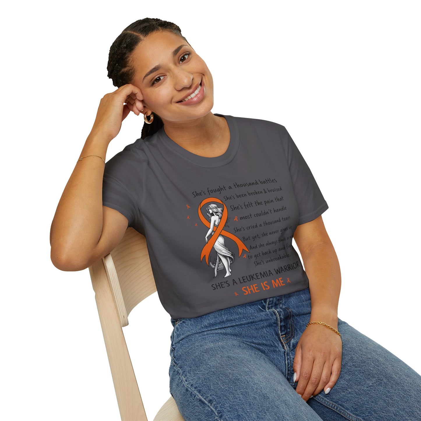 Leukemia Warrior T-Shirt - Unisex Softstyle Support Apparel