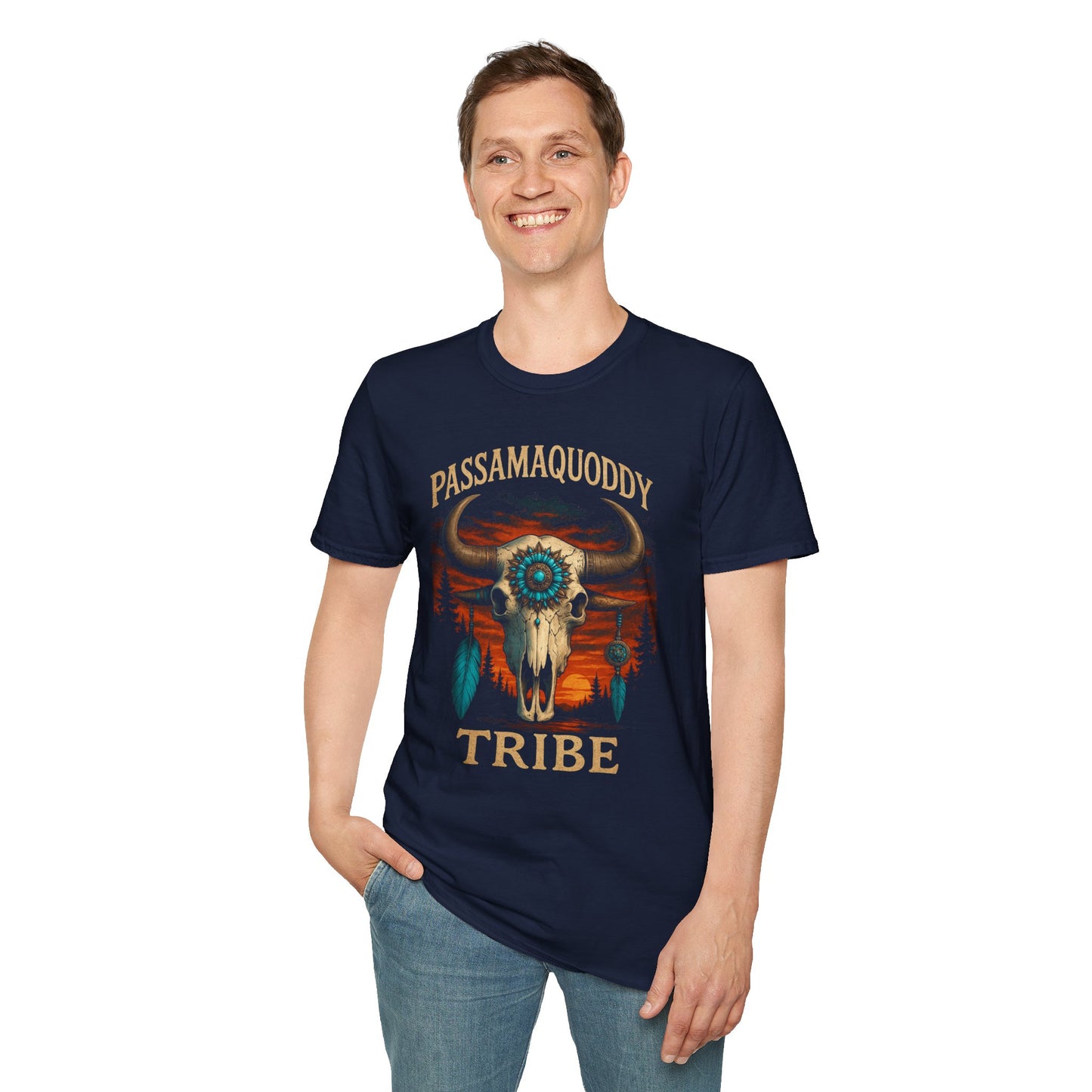 Tribal Graphic T-Shirt - Passamaquoddy Tribe Design3, Gift for Adventurers